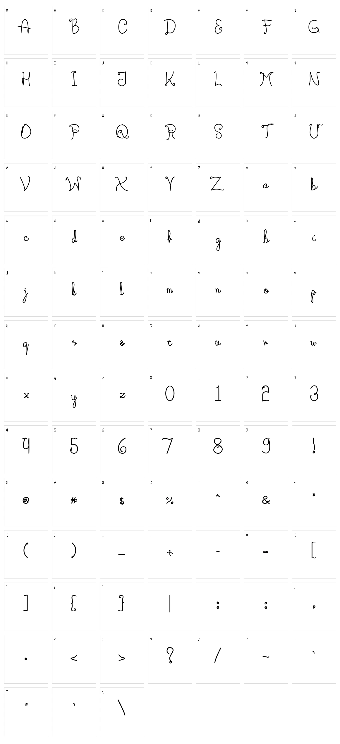 Adipilia Character Set