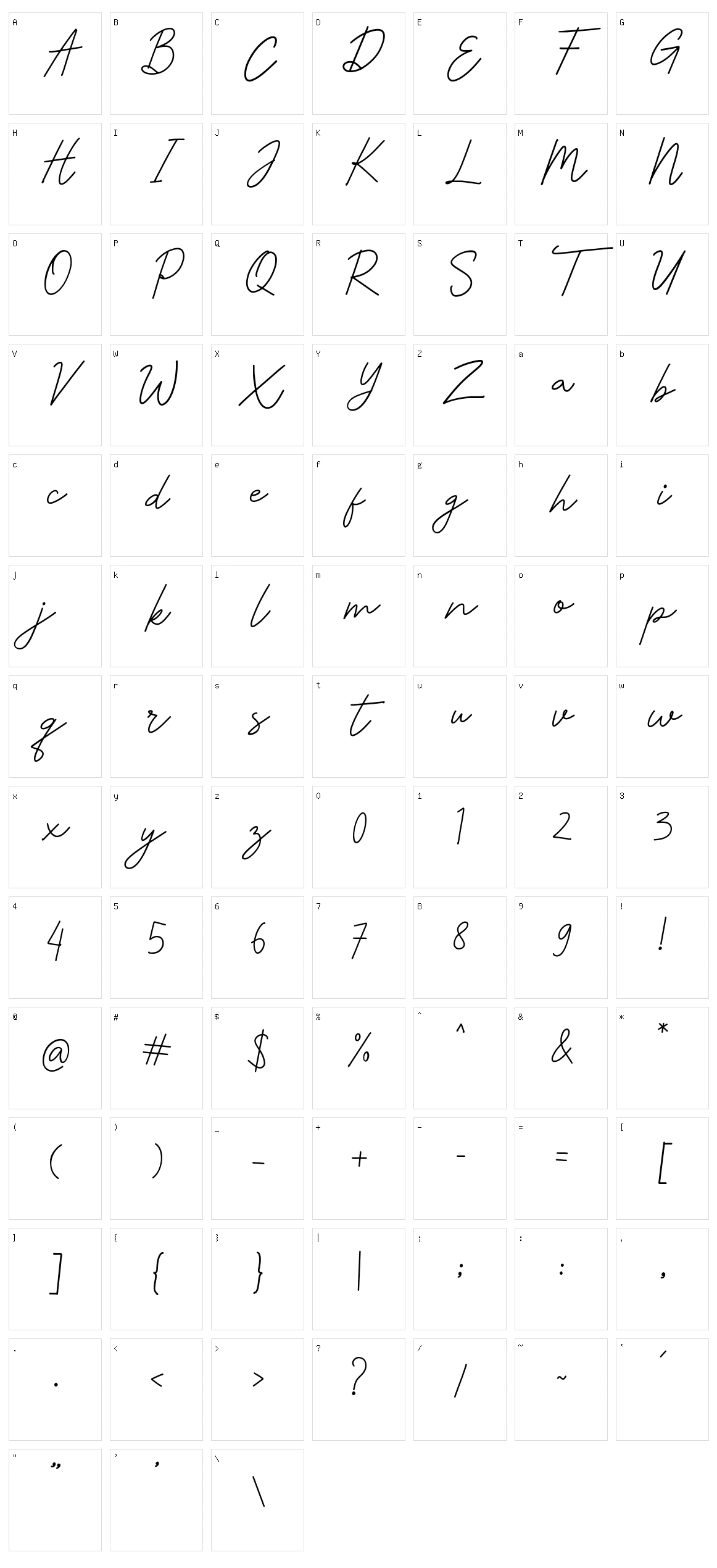 Ahbabul Character Set