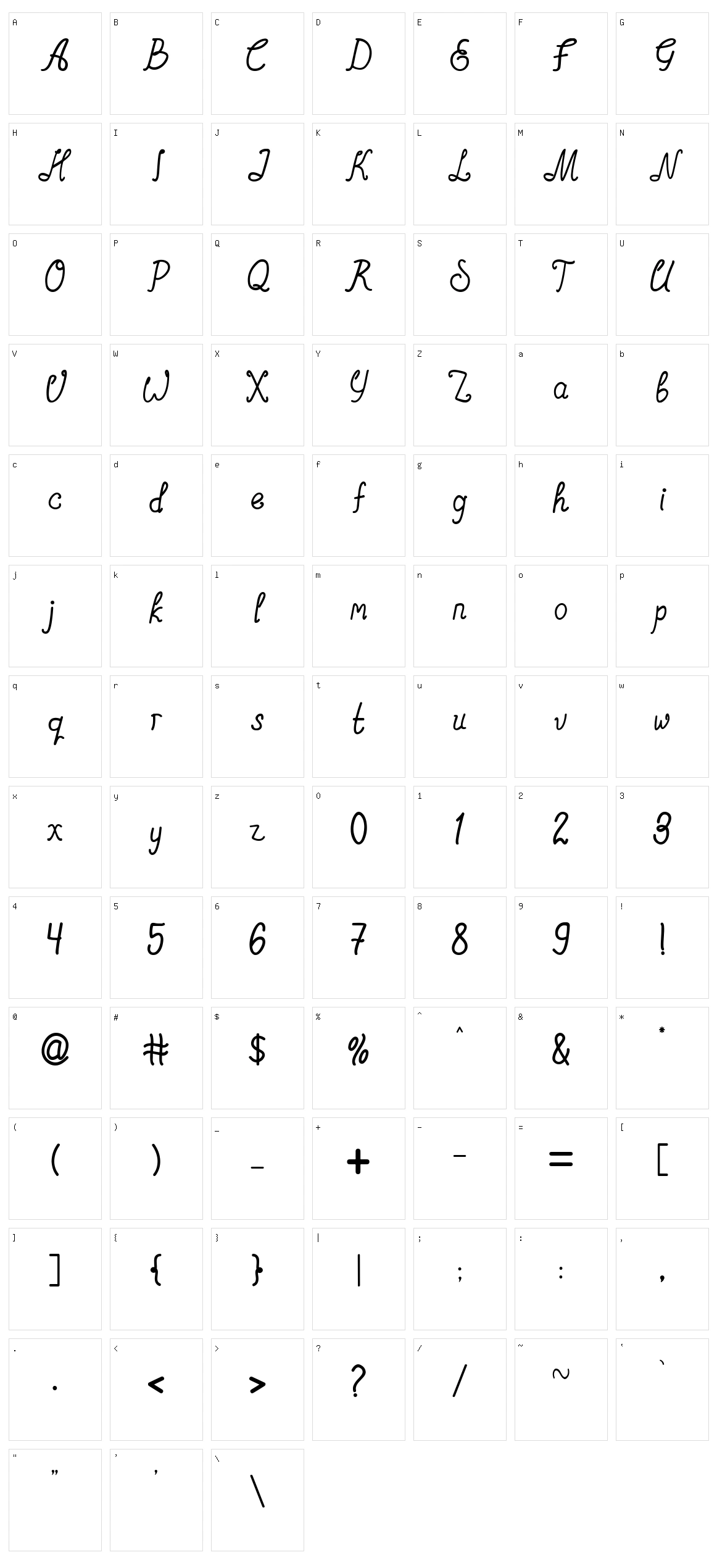 Akagami Character Set