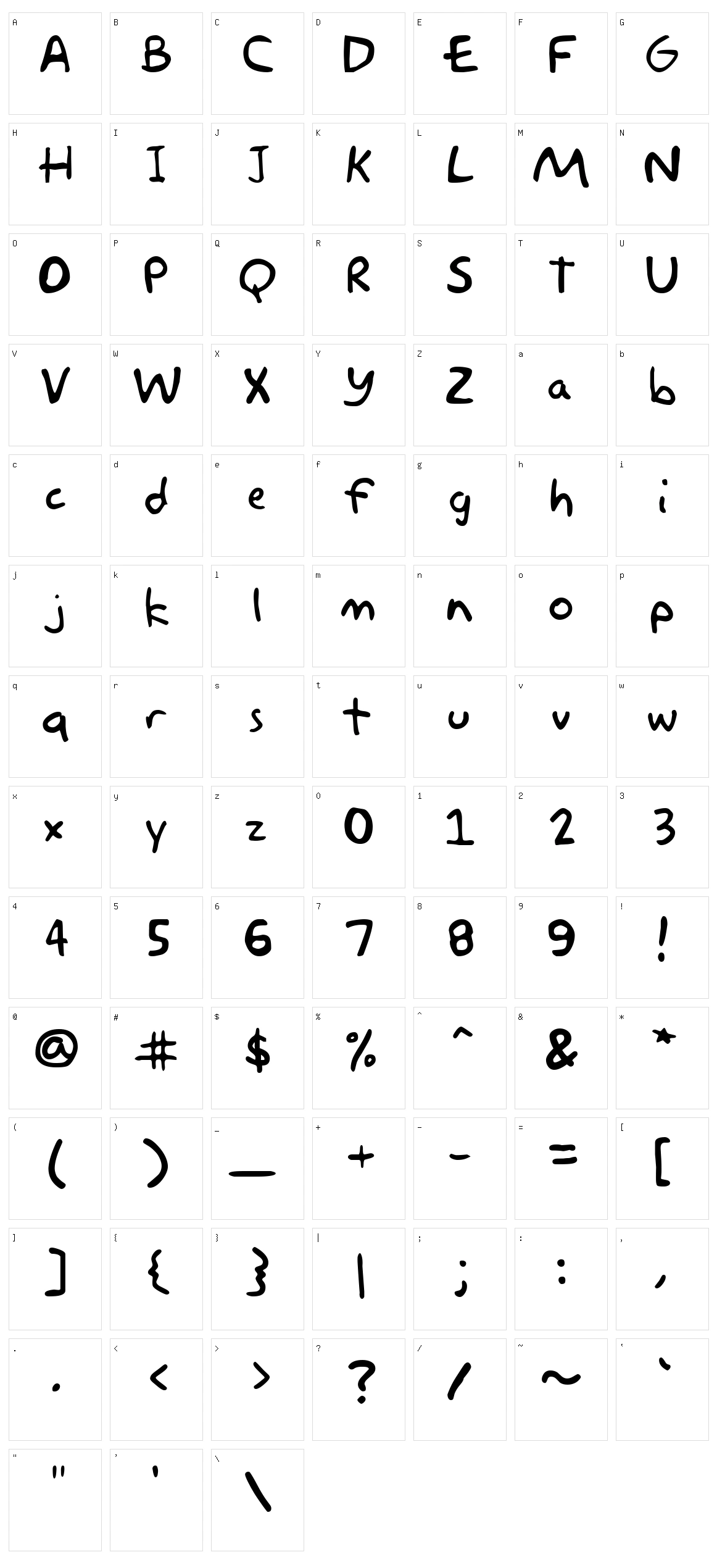 Akbar Character Set