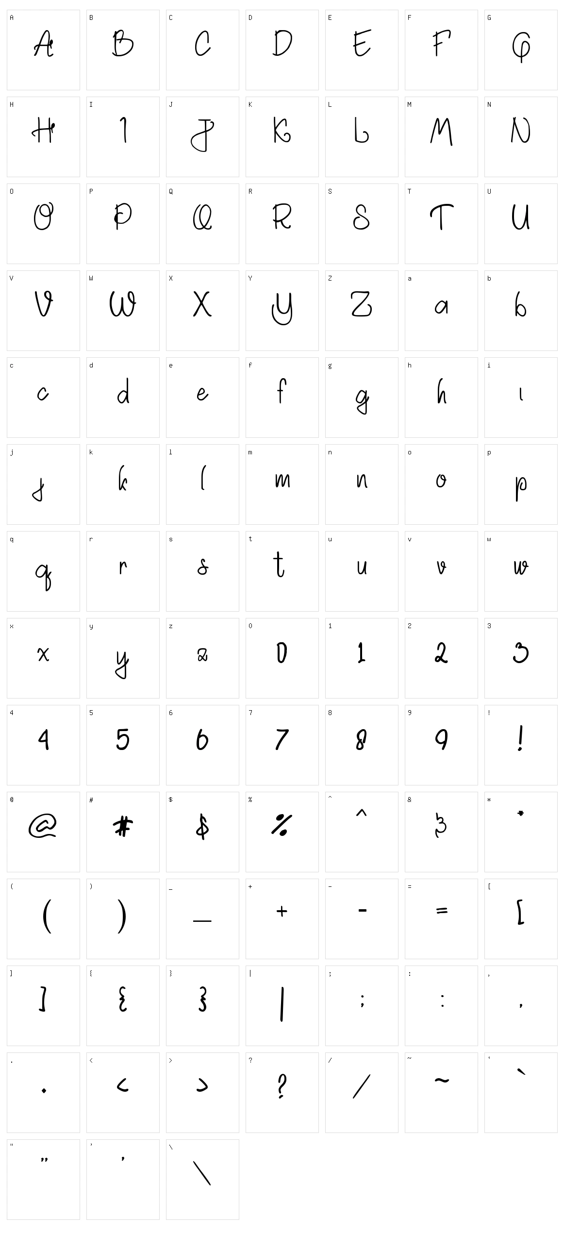 Akhadias Character Set