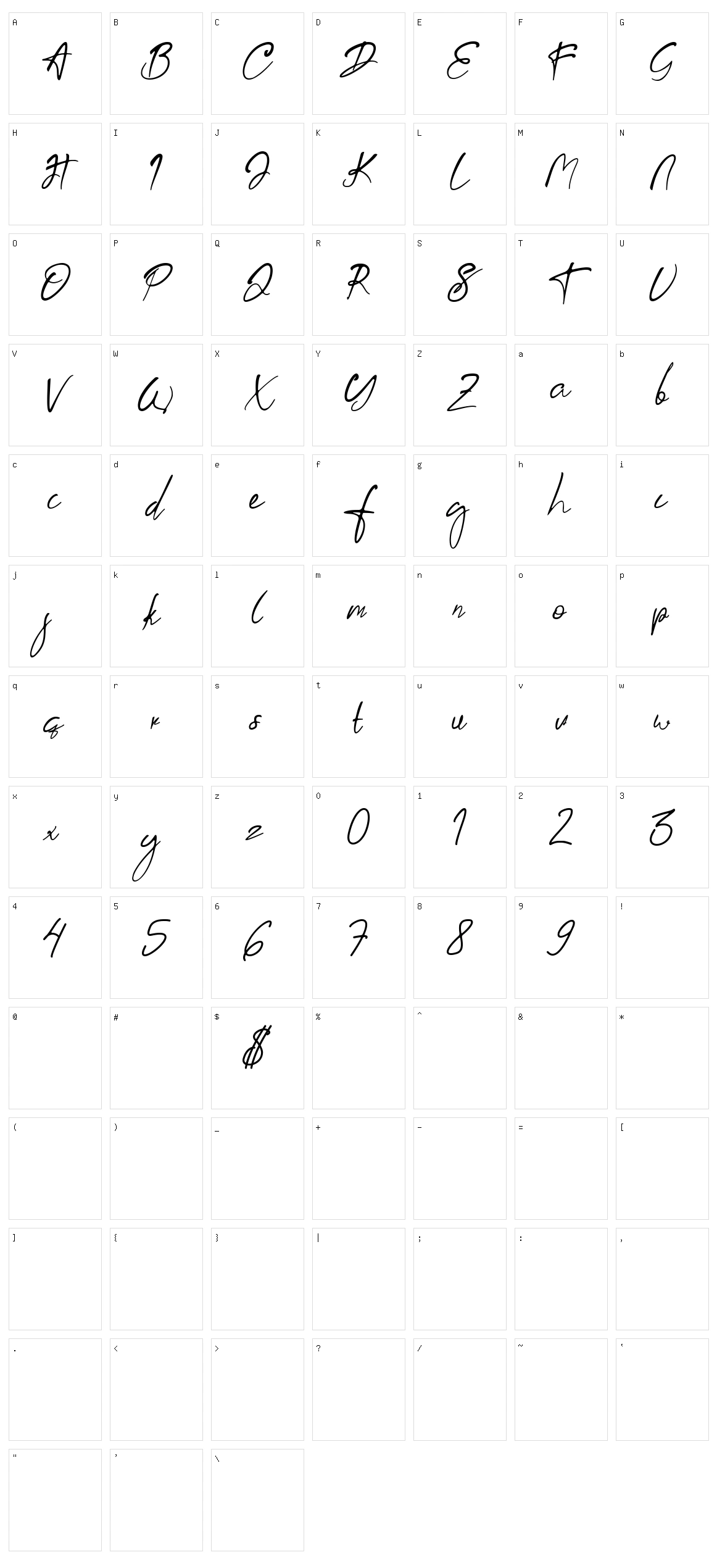 Aksoro Character Set