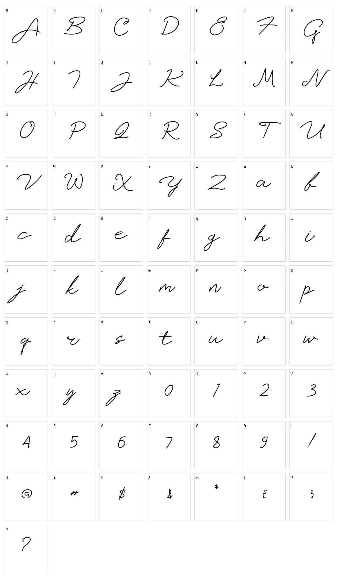 Allee Character Set