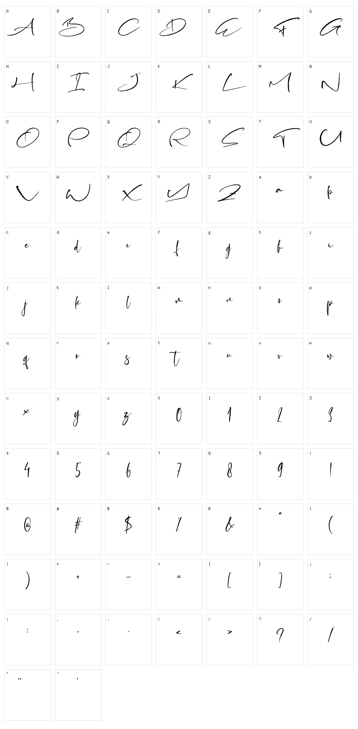 Almatter Hustle Character Set