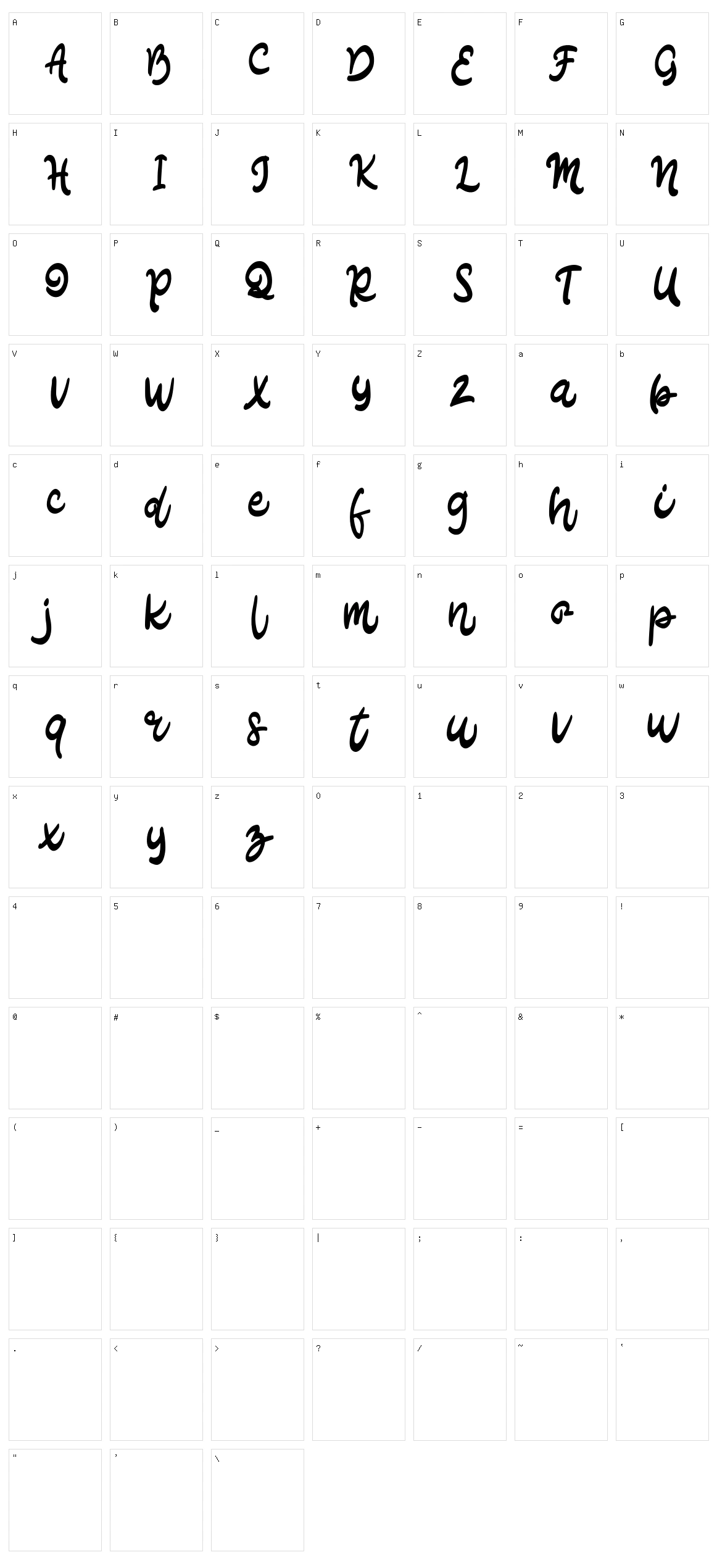 Alrte Character Set