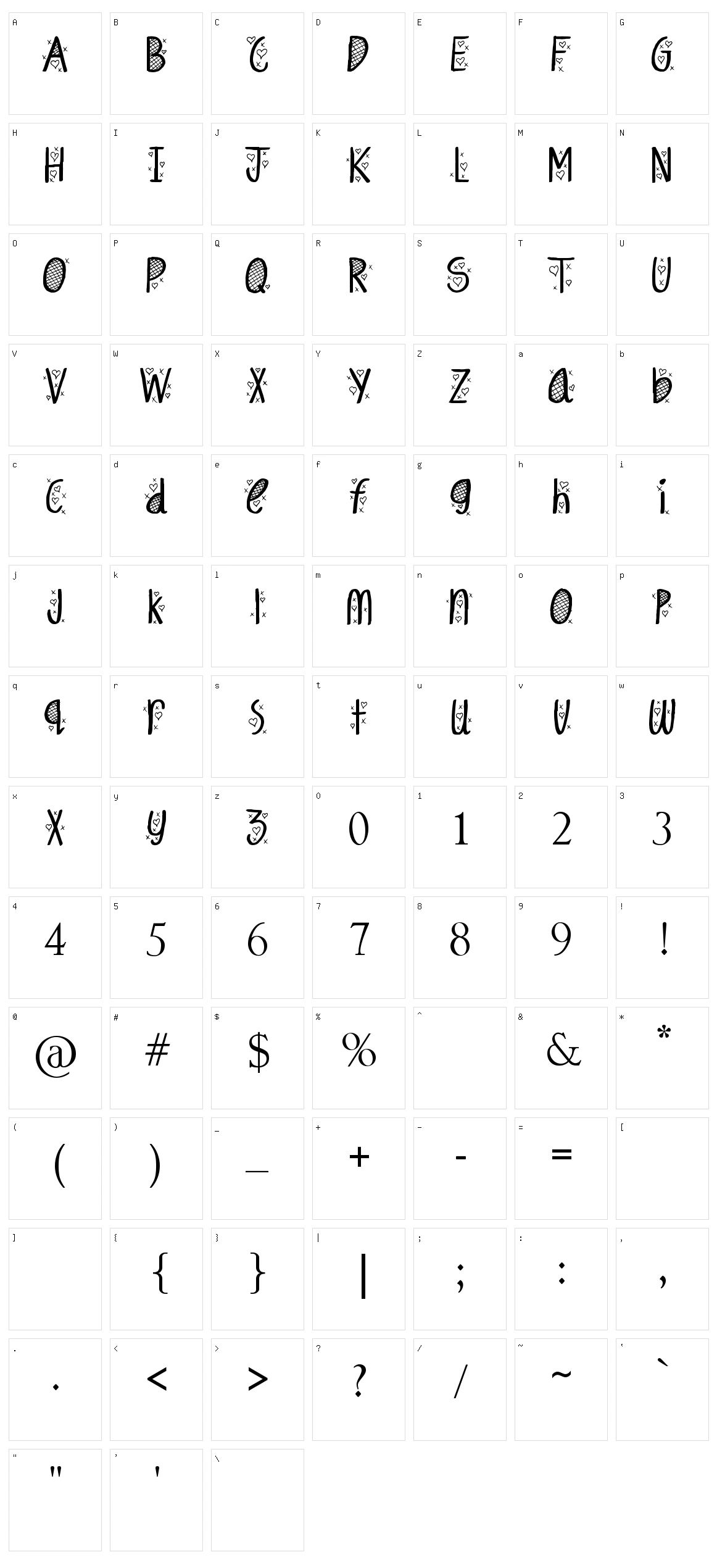 Hey Cutie Character Set