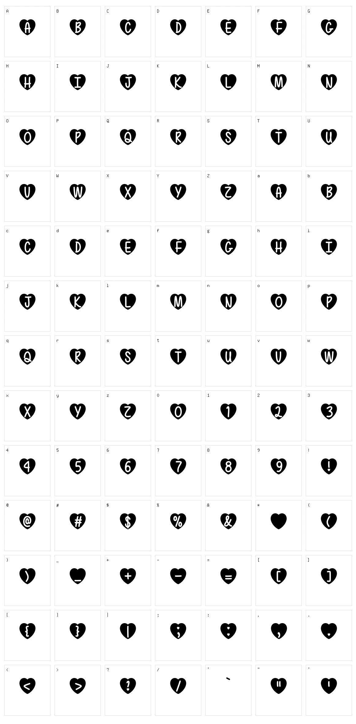 Mf Love Is Awesome Character Set