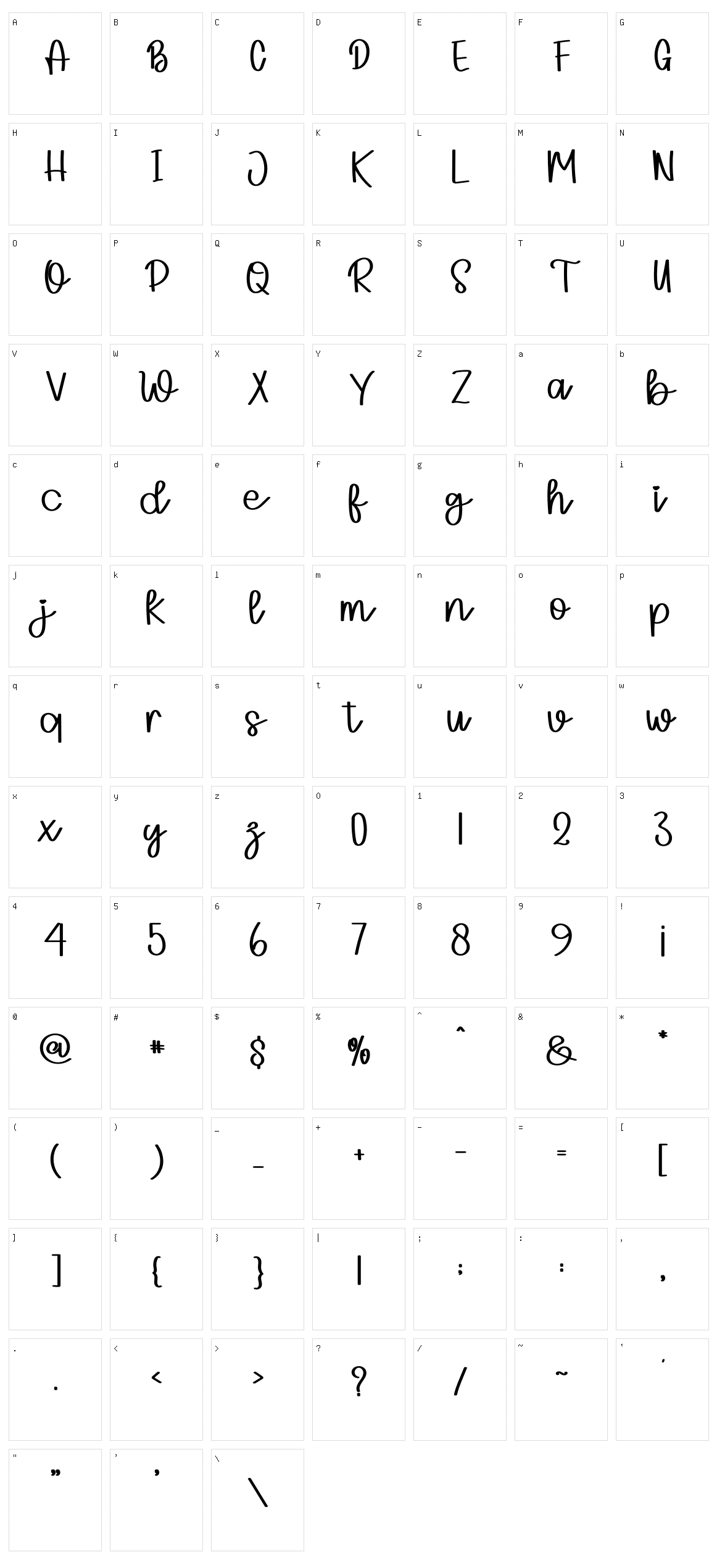 Angglea Wedding Character Set