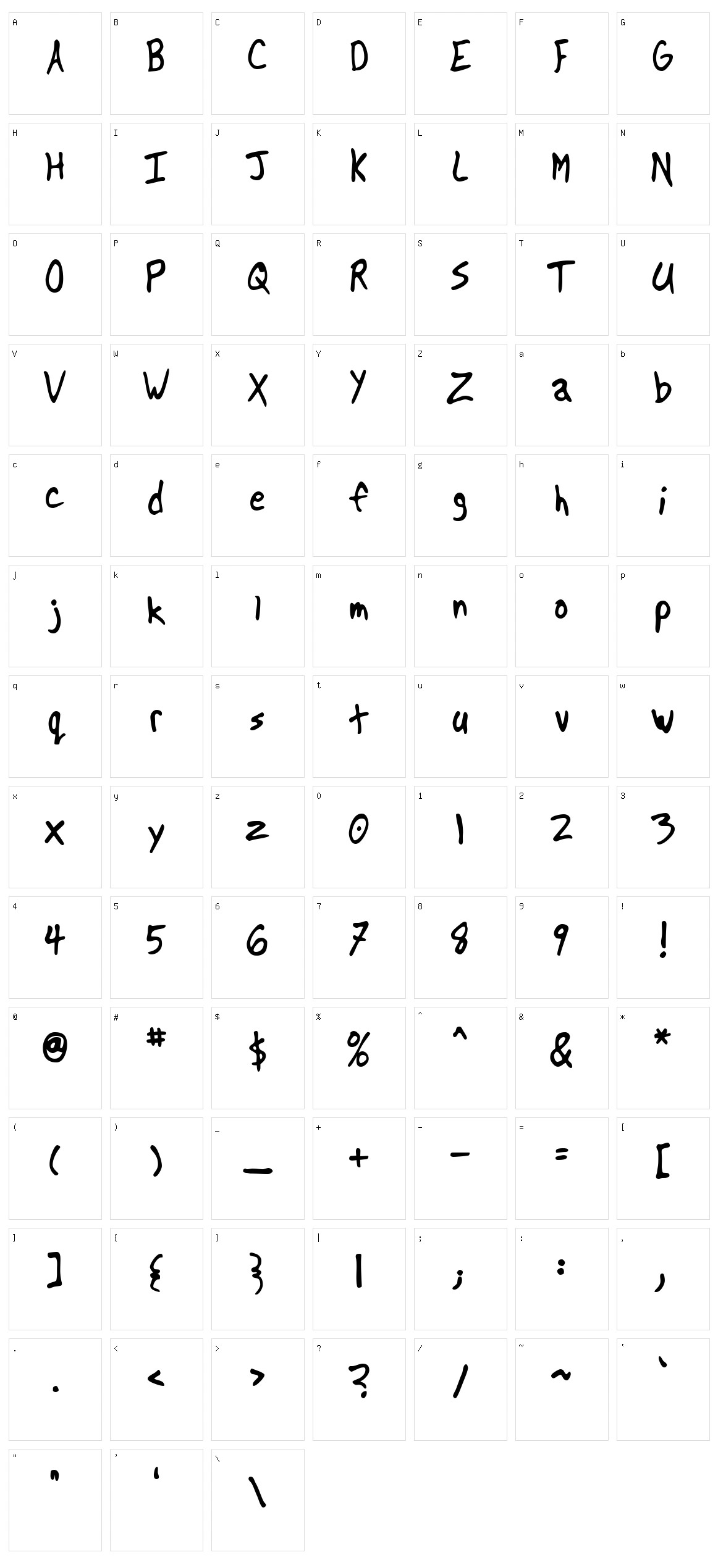 Another Character Set