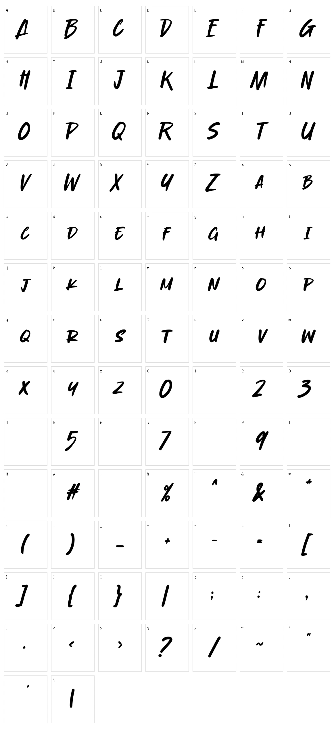 Another Story Character Set