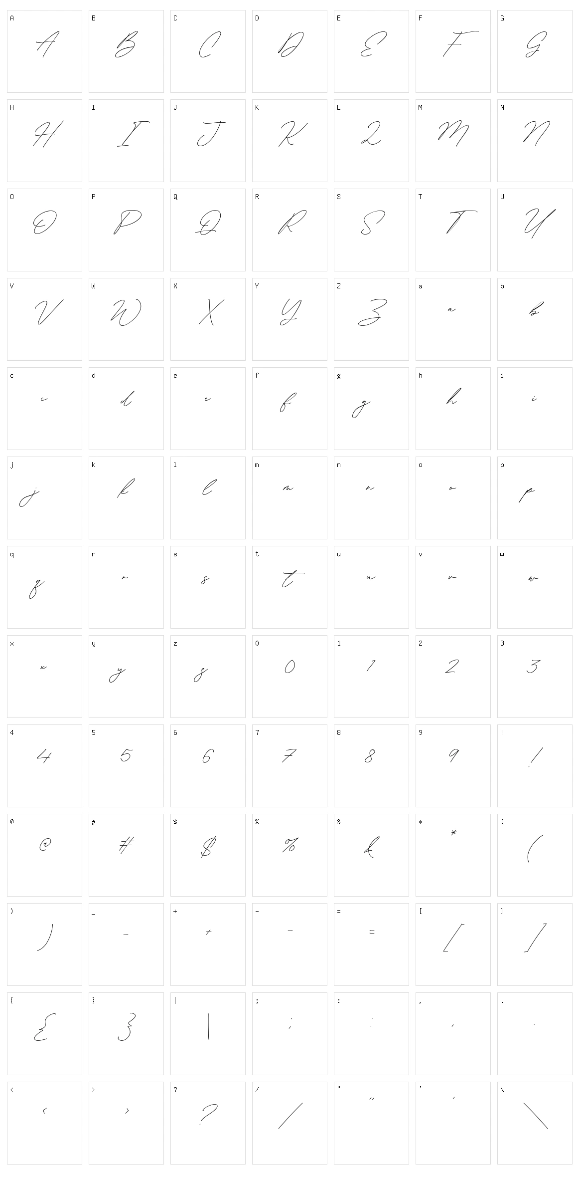 Antonio Fischer Character Set