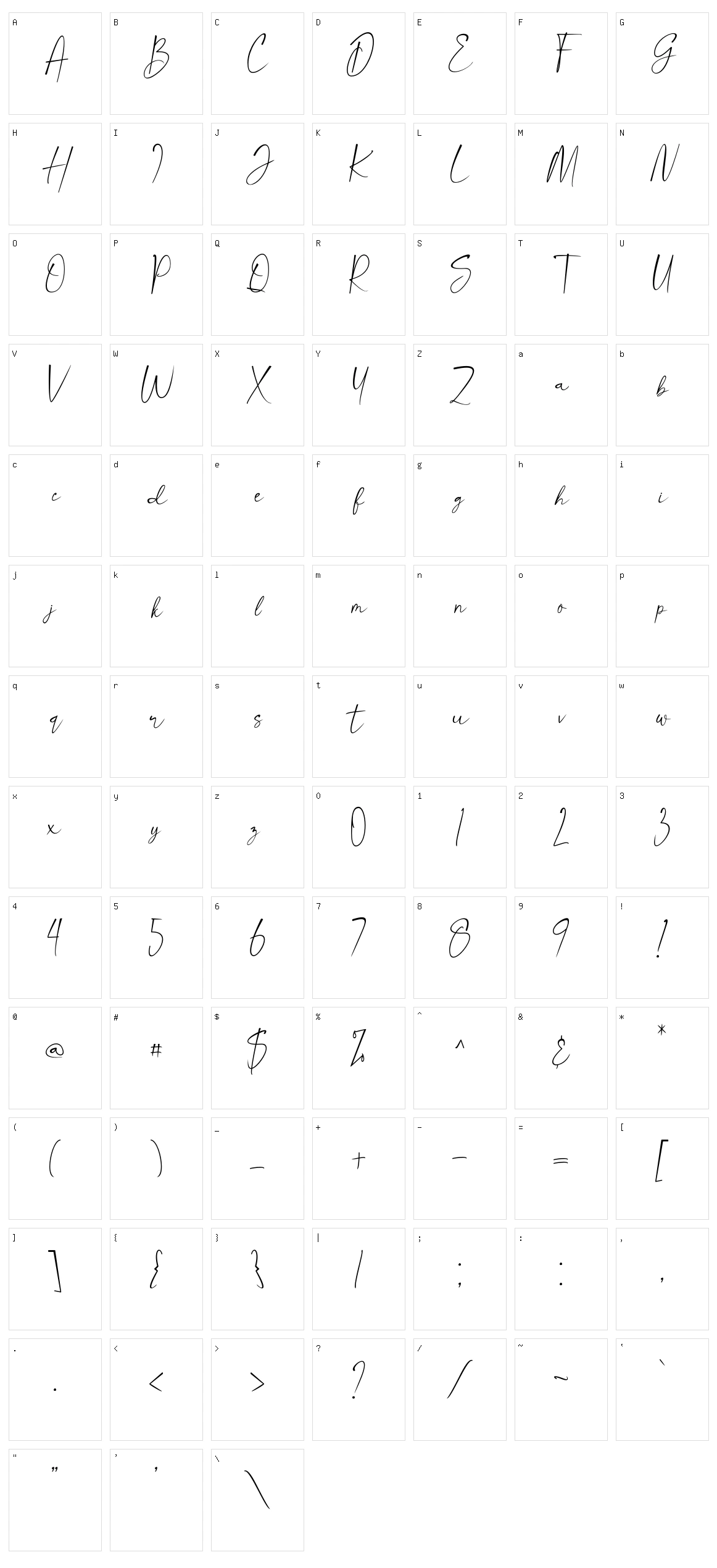 Appear Character Set