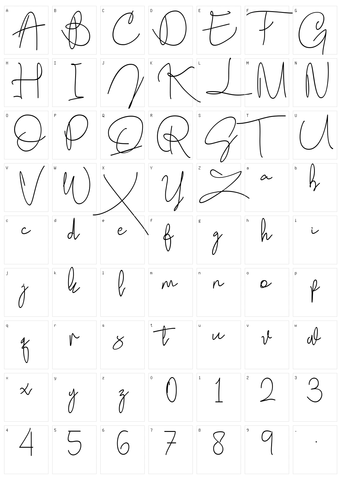 Argapura Character Set