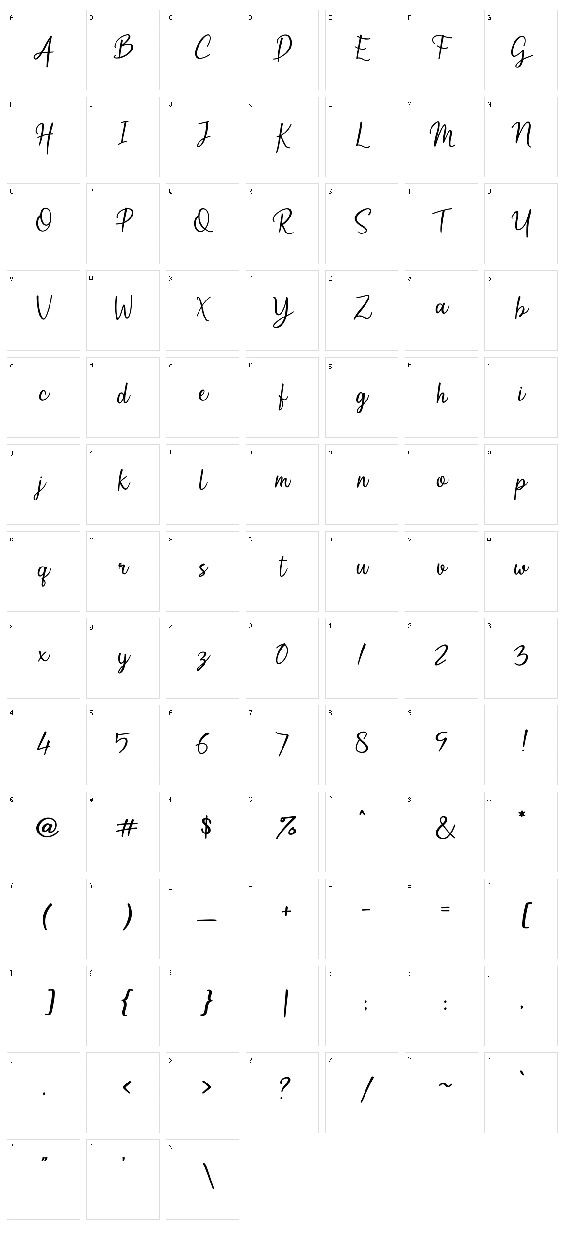 Arumdalu Character Set