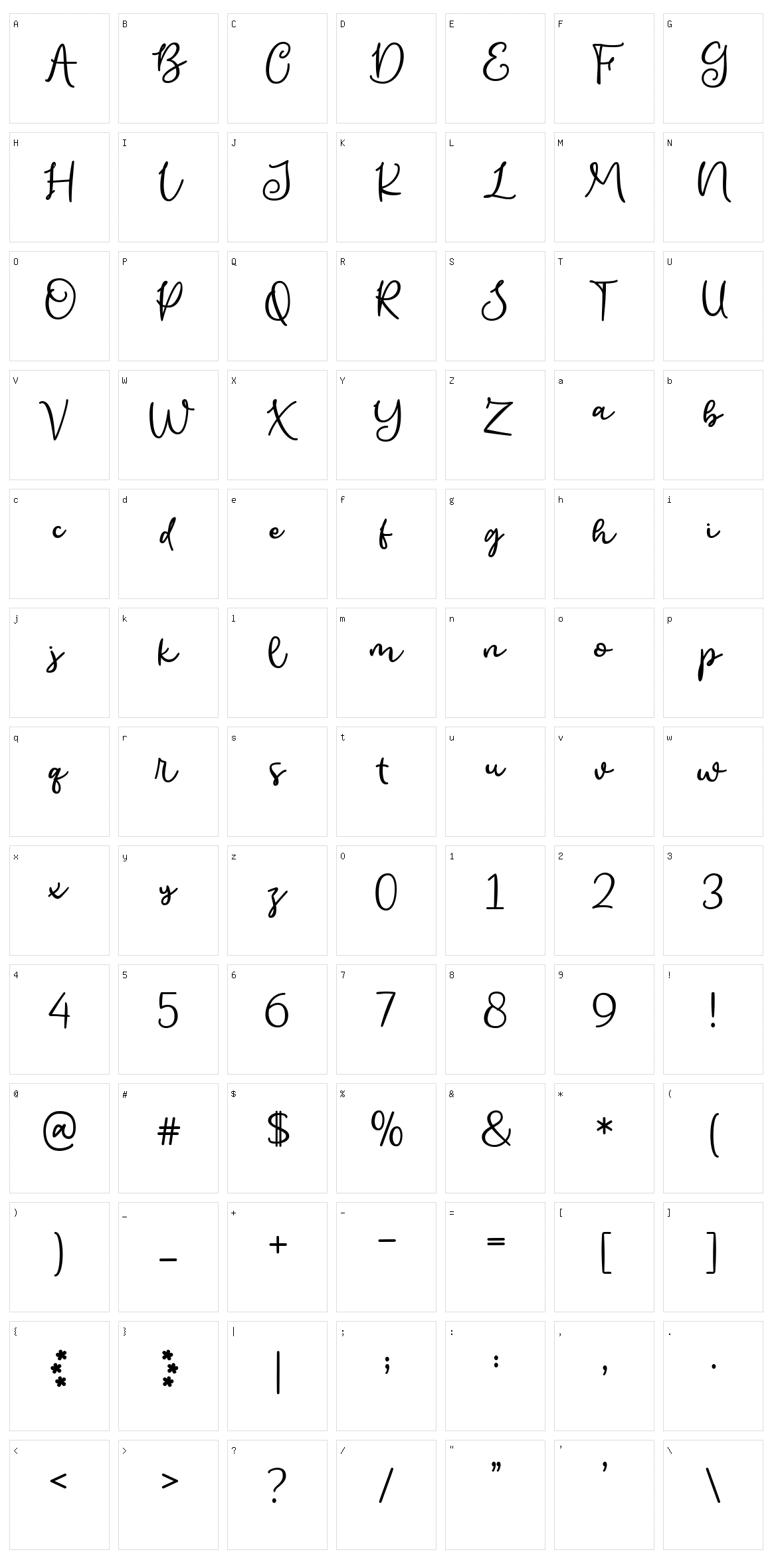 Asian Cuisine Character Set