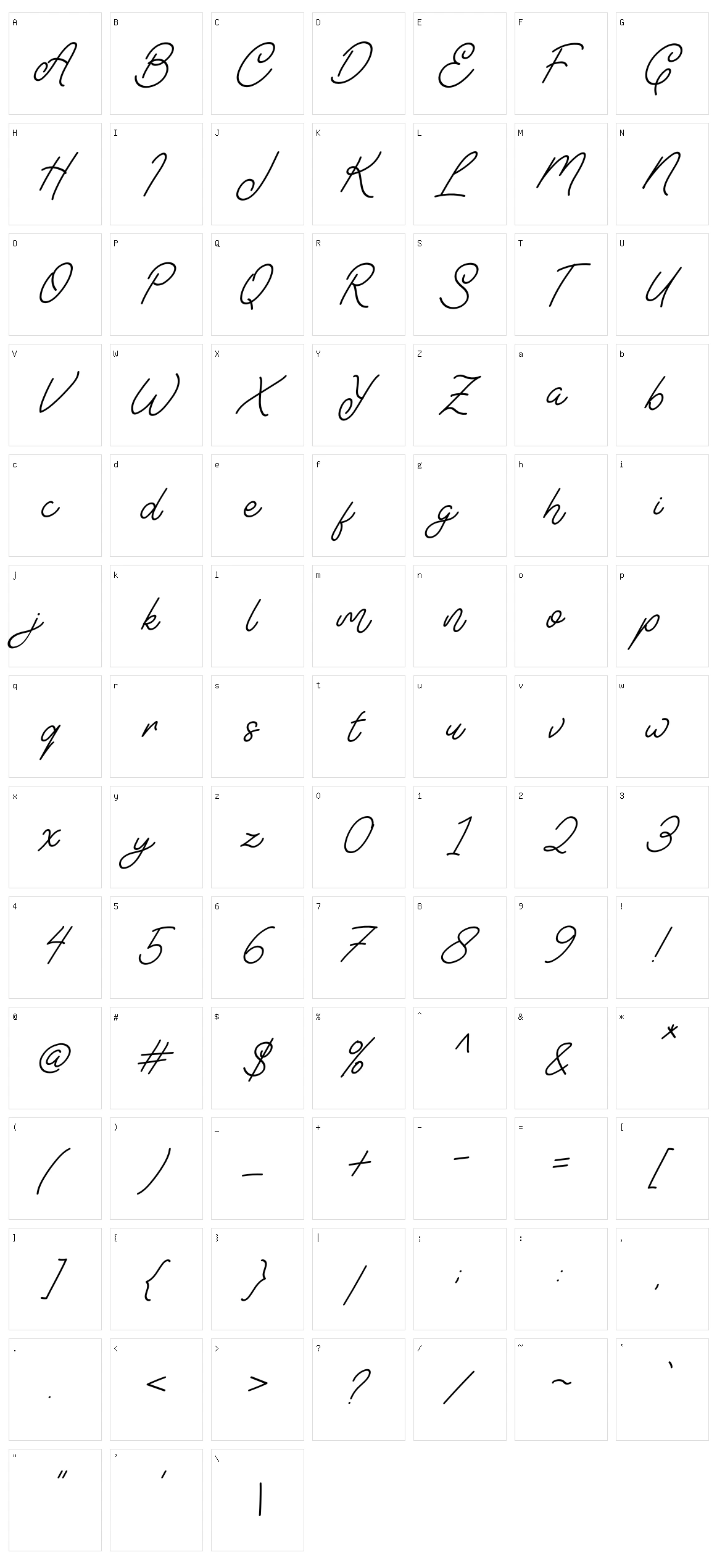 Astonia Character Set