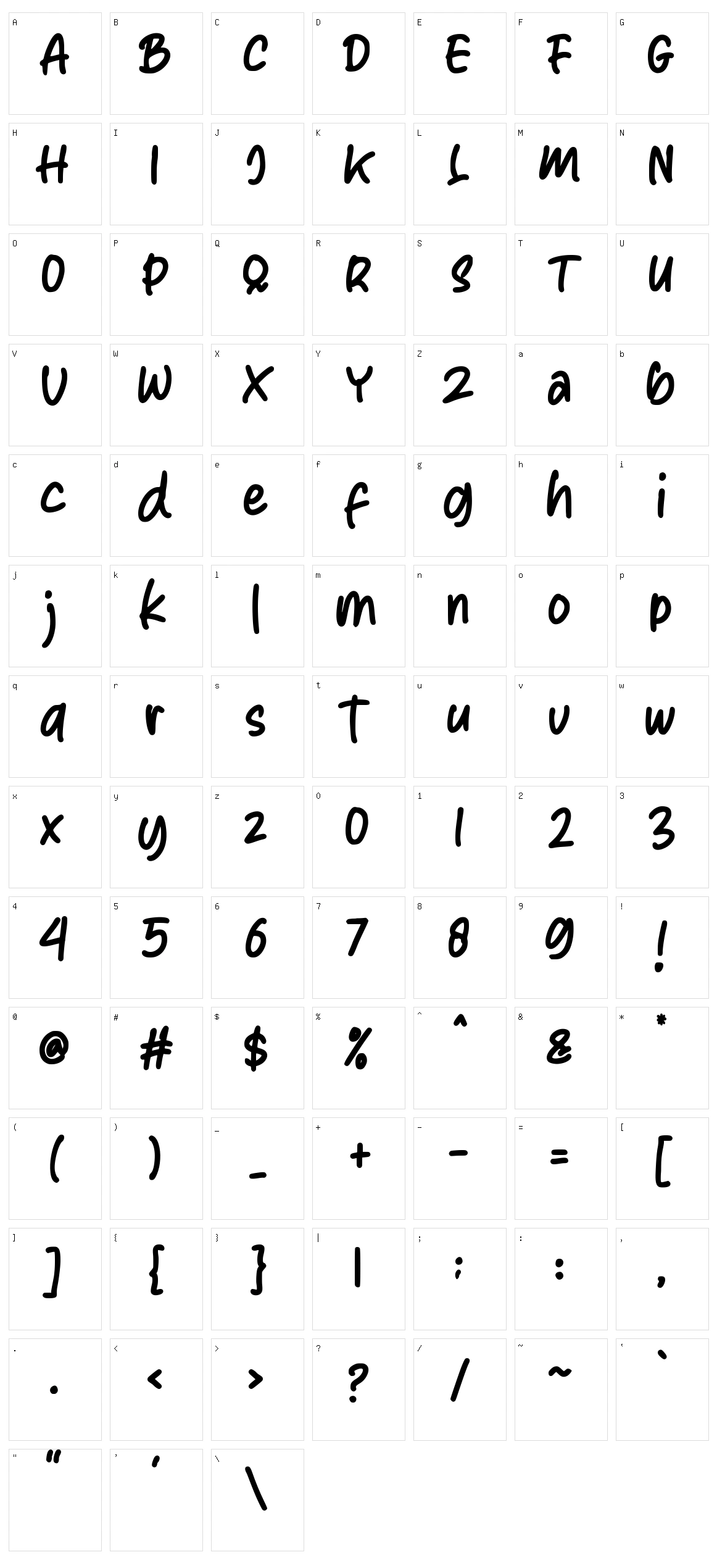 Aurell Character Set