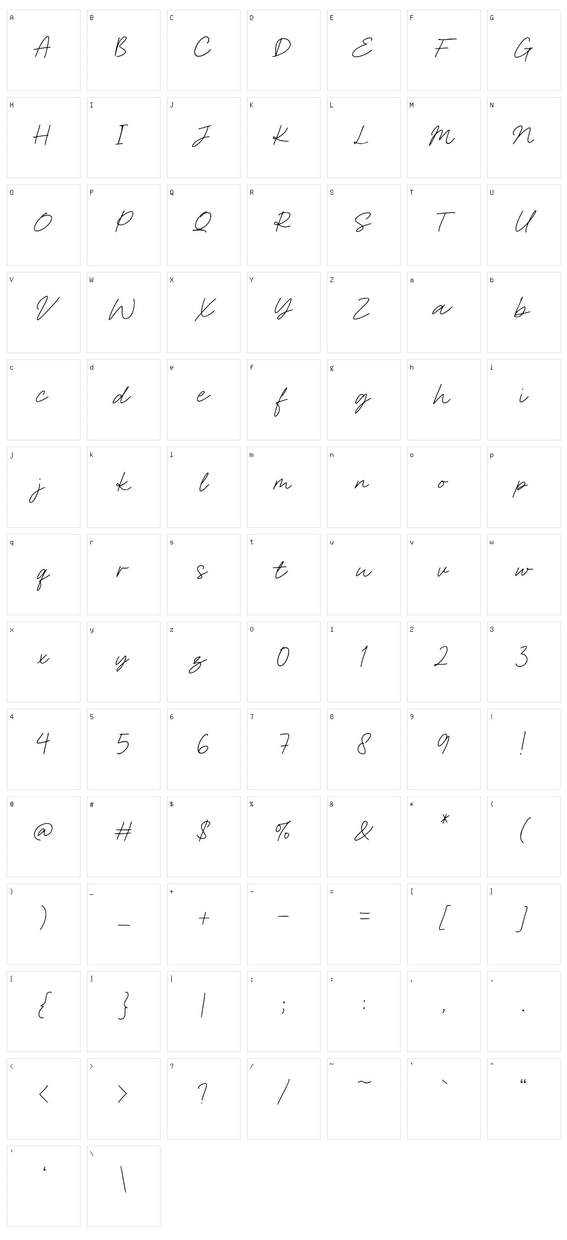 Authoritative Character Set