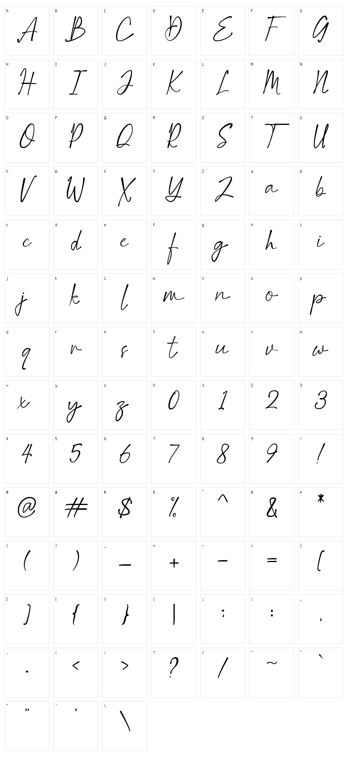 Babylon Character Set