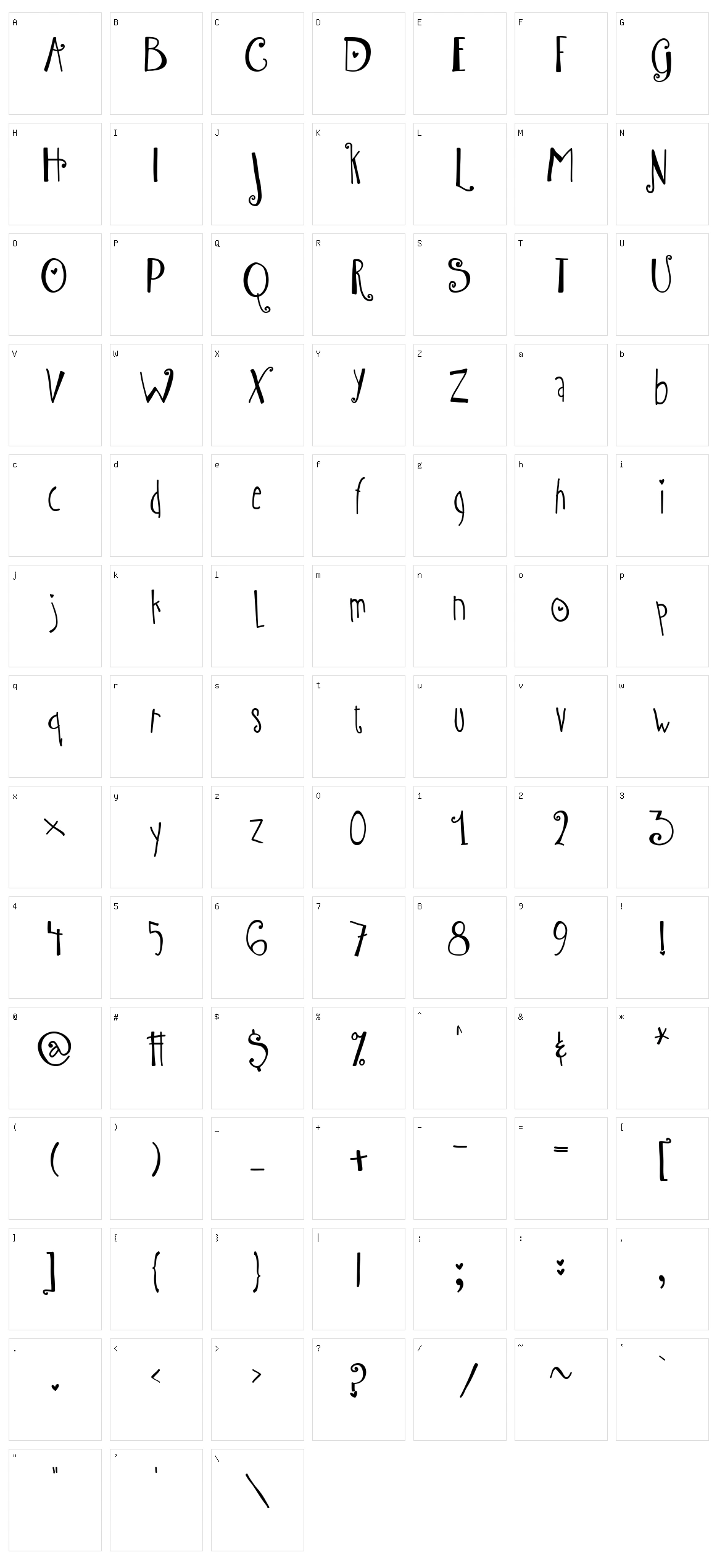 Austie Bost Wibbly Character Set