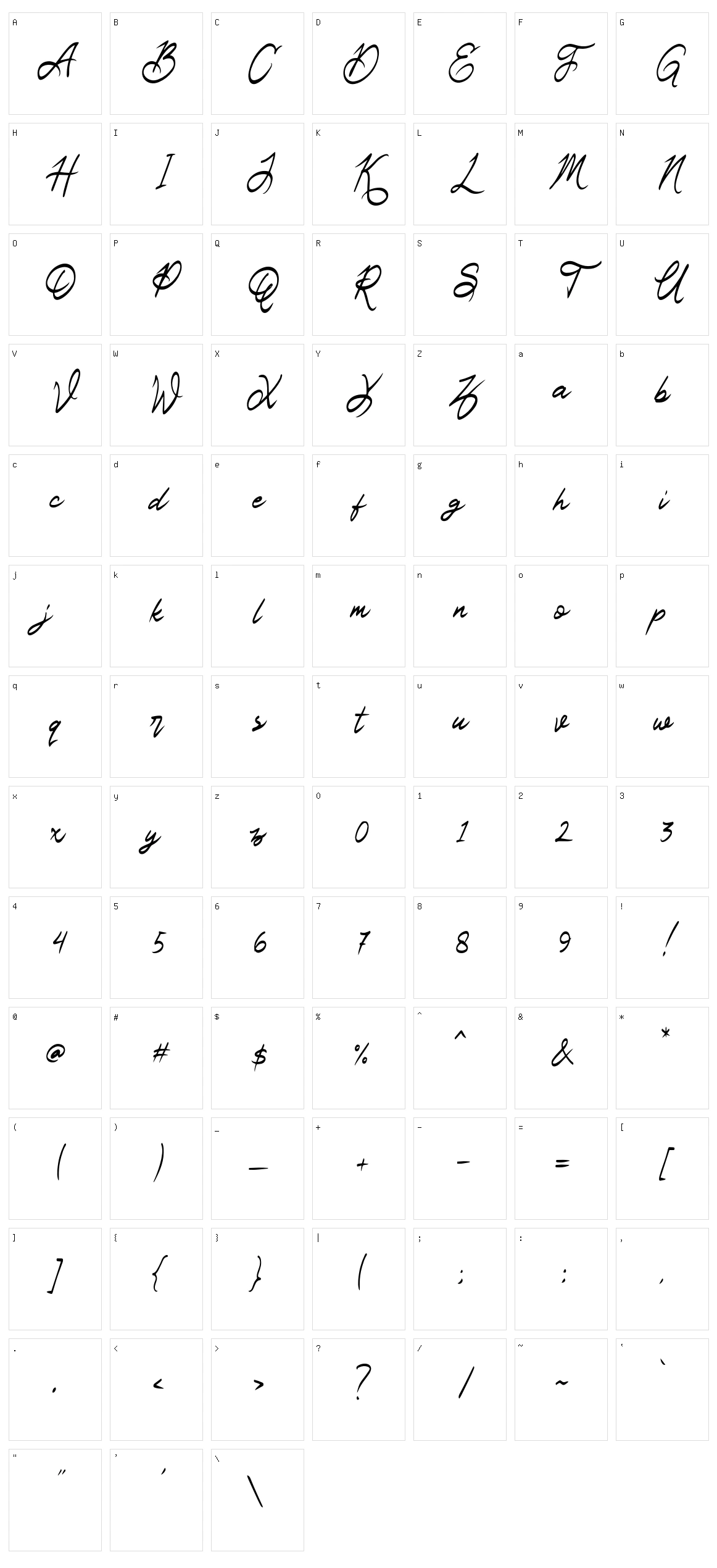 Bad Ride Character Set