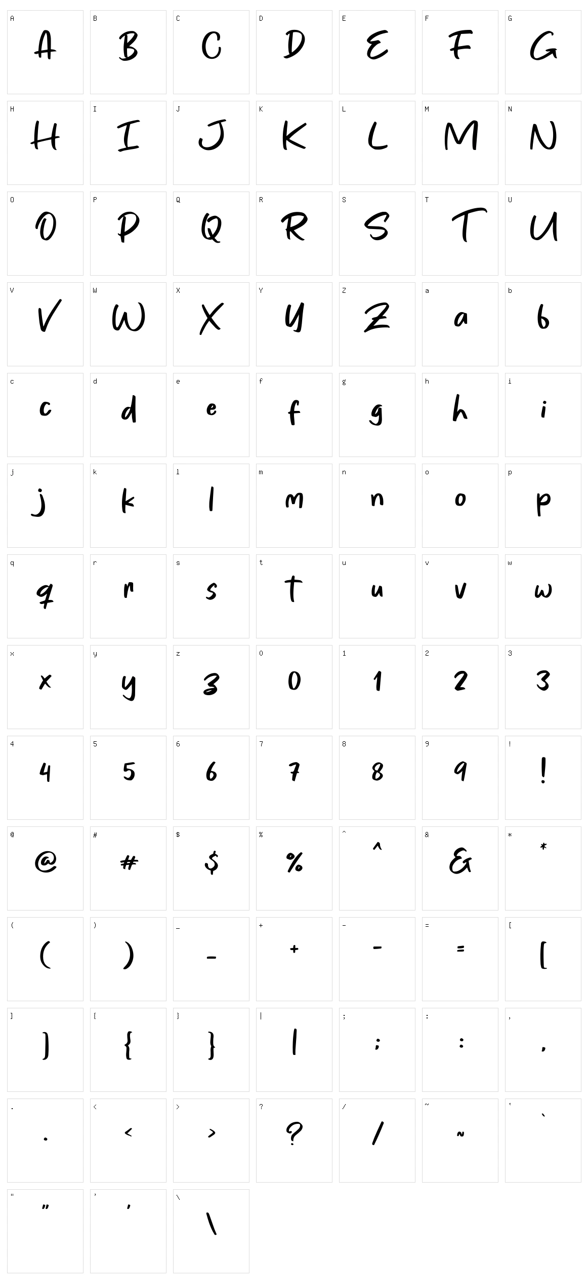 Bajurie Character Set