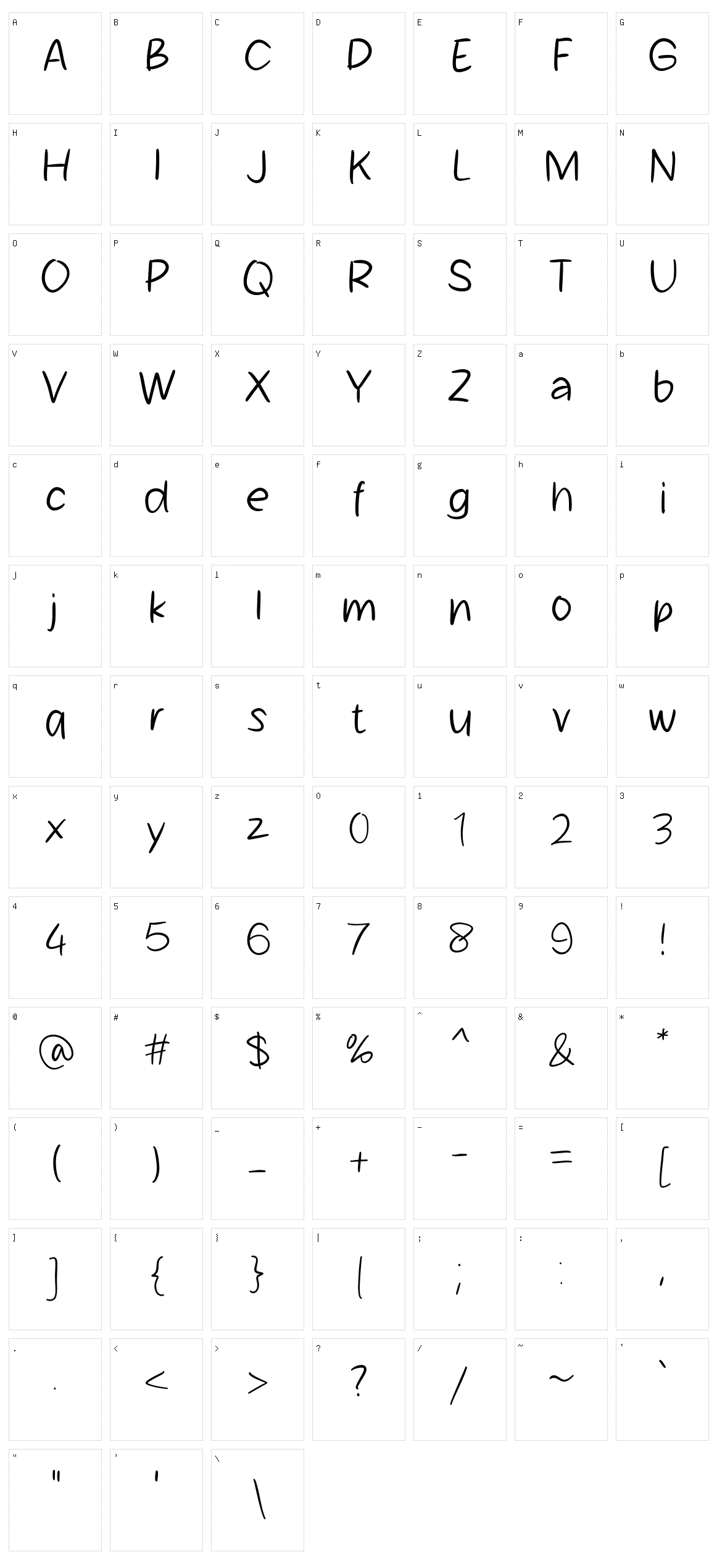 Balance Life Character Set