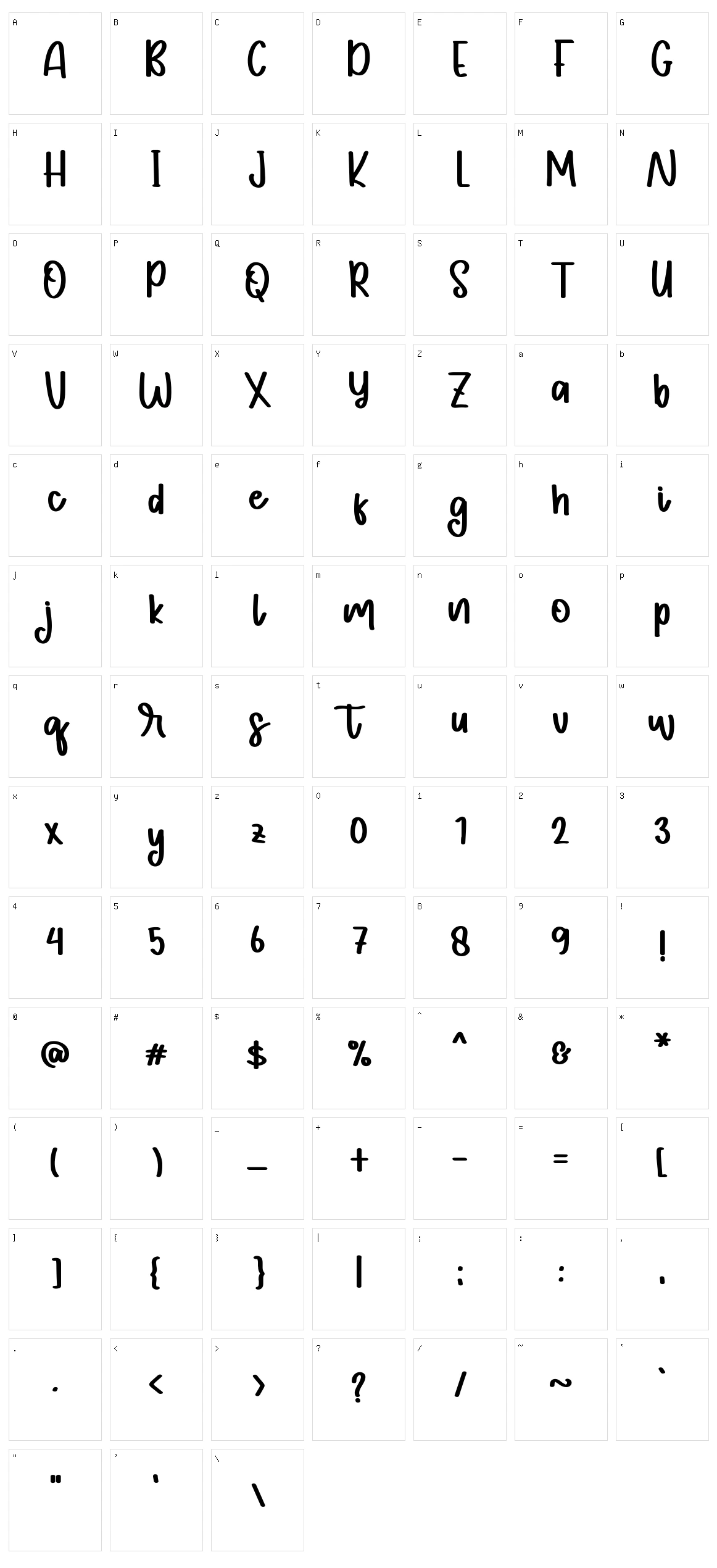 Bark Spears Character Set