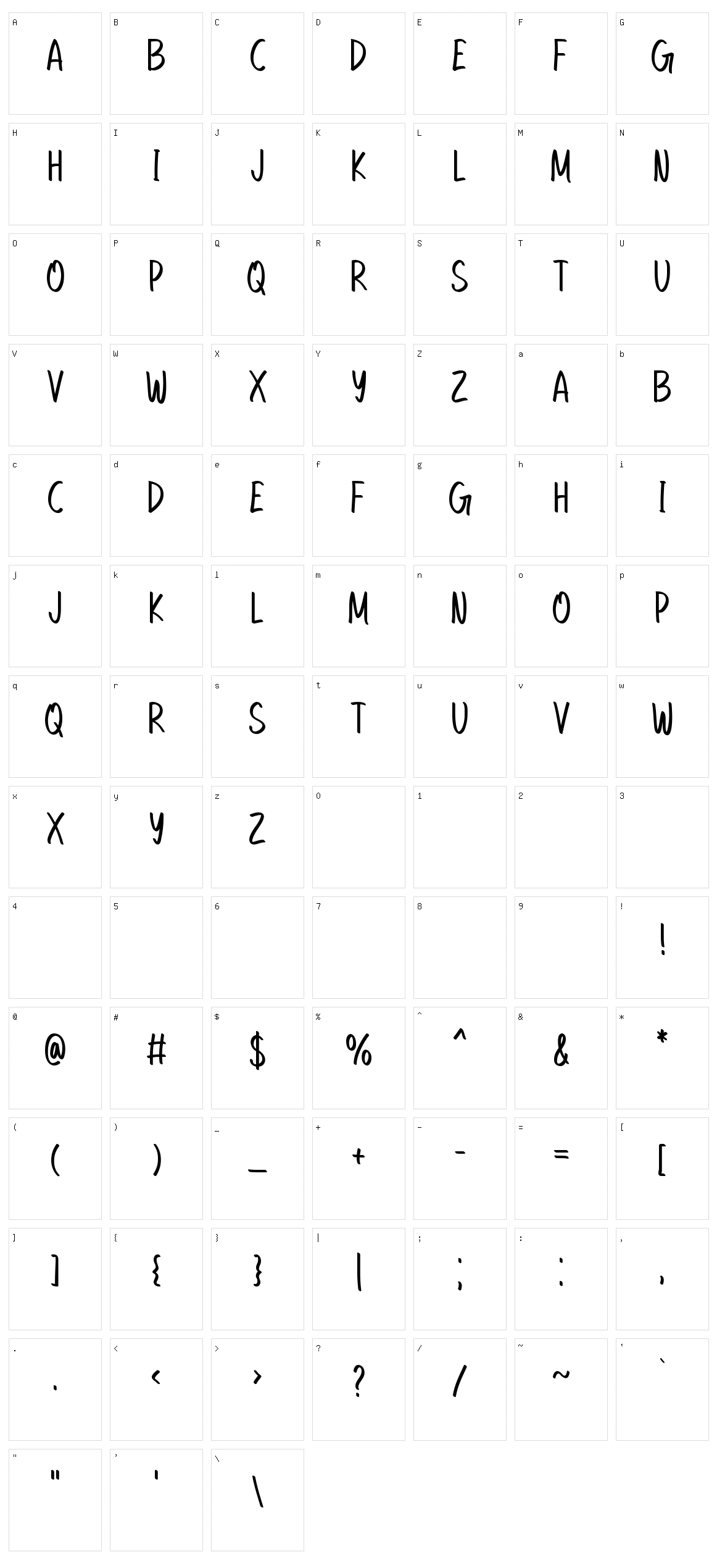 Be Kind Character Set