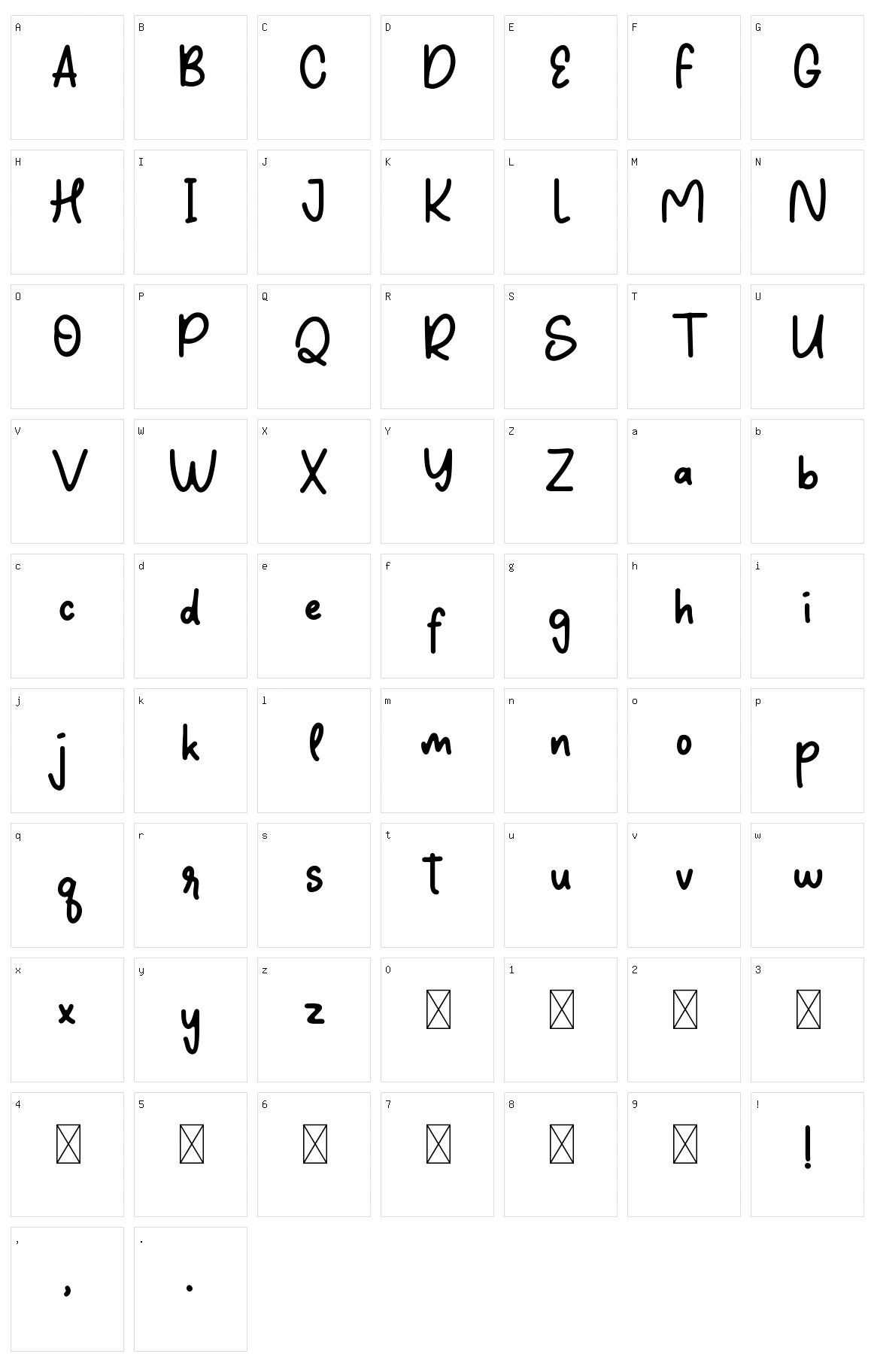 Be Smile Character Set