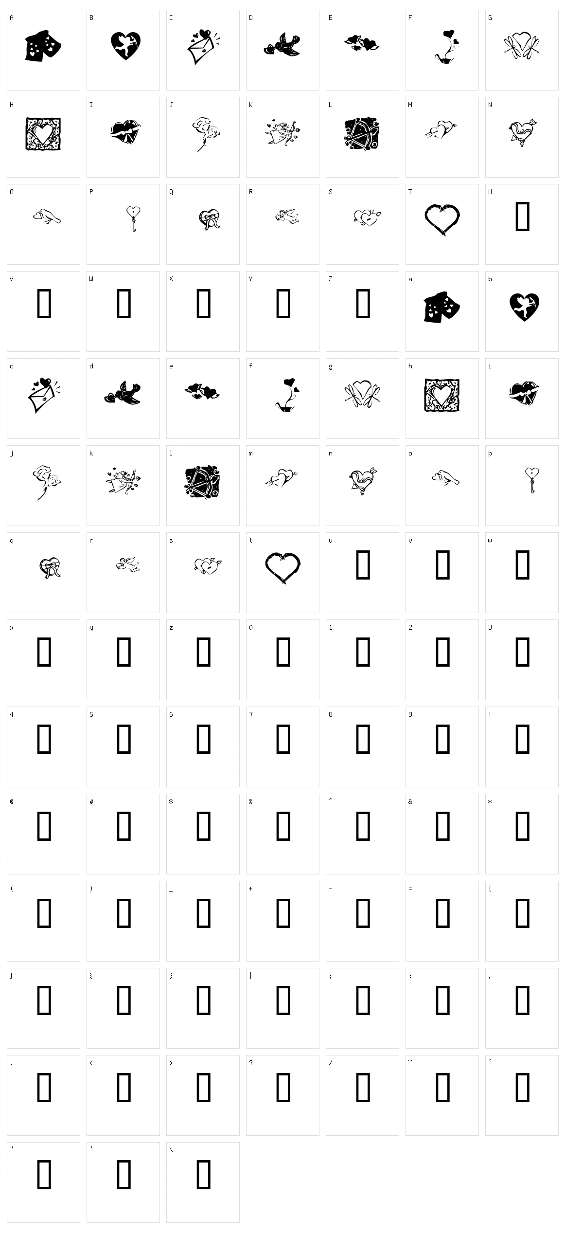 KR Be Mine Always Character Set