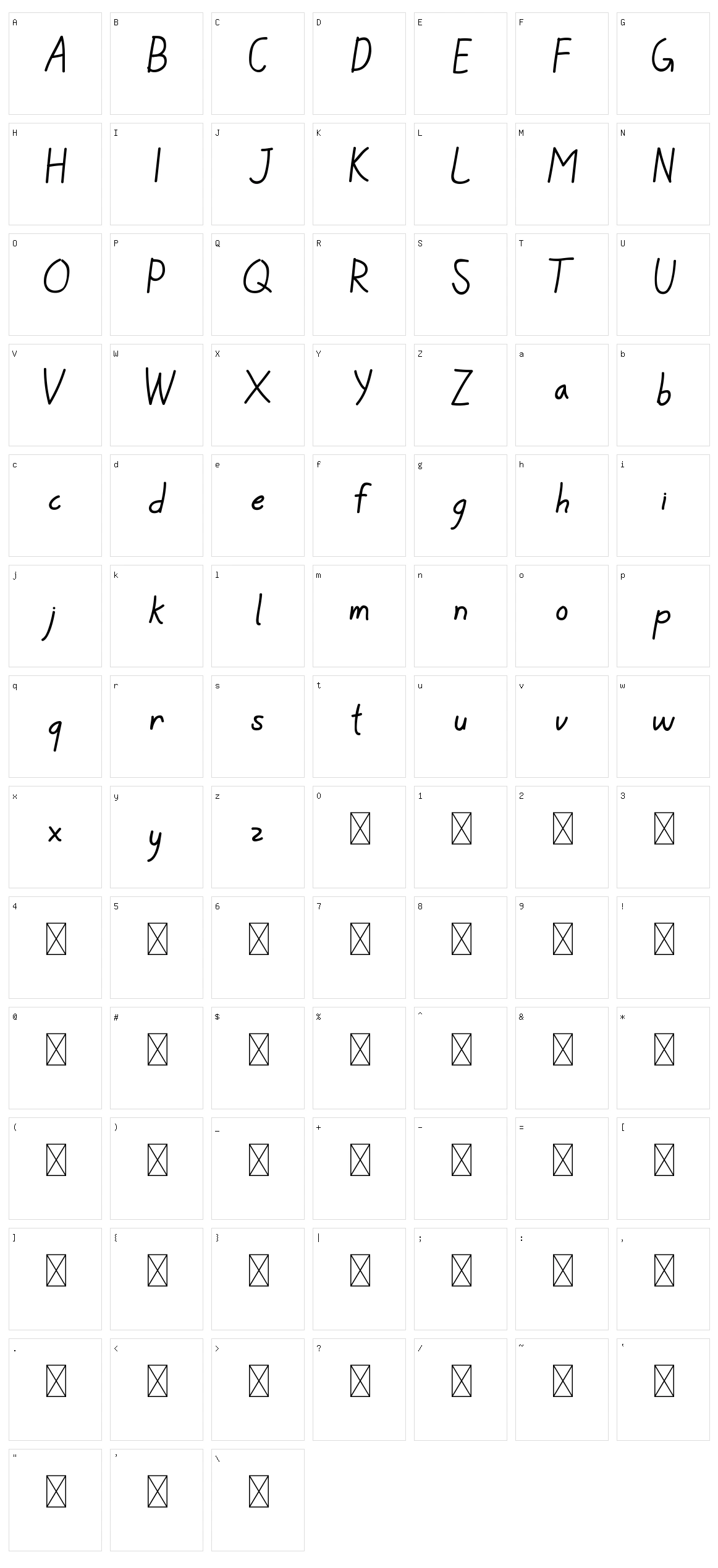 Belagiana Flowers Sans Character Set