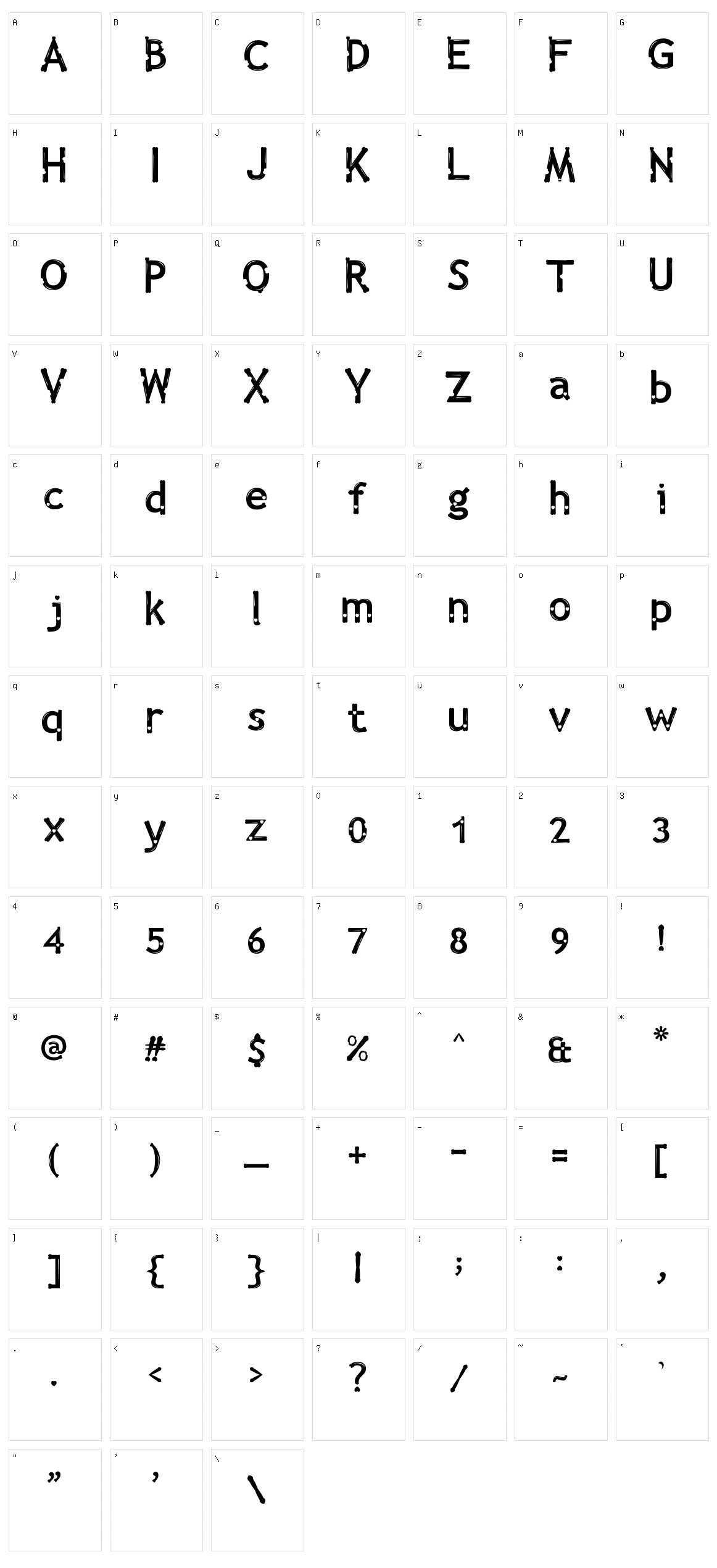 Collay Love Character Set