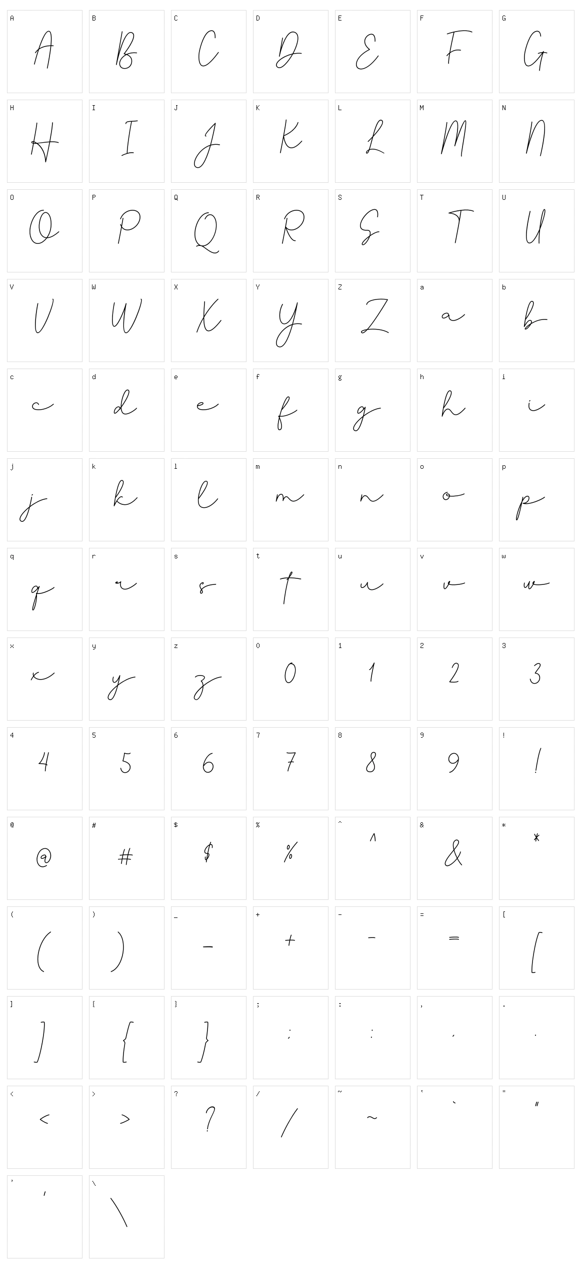 Beskill Character Set