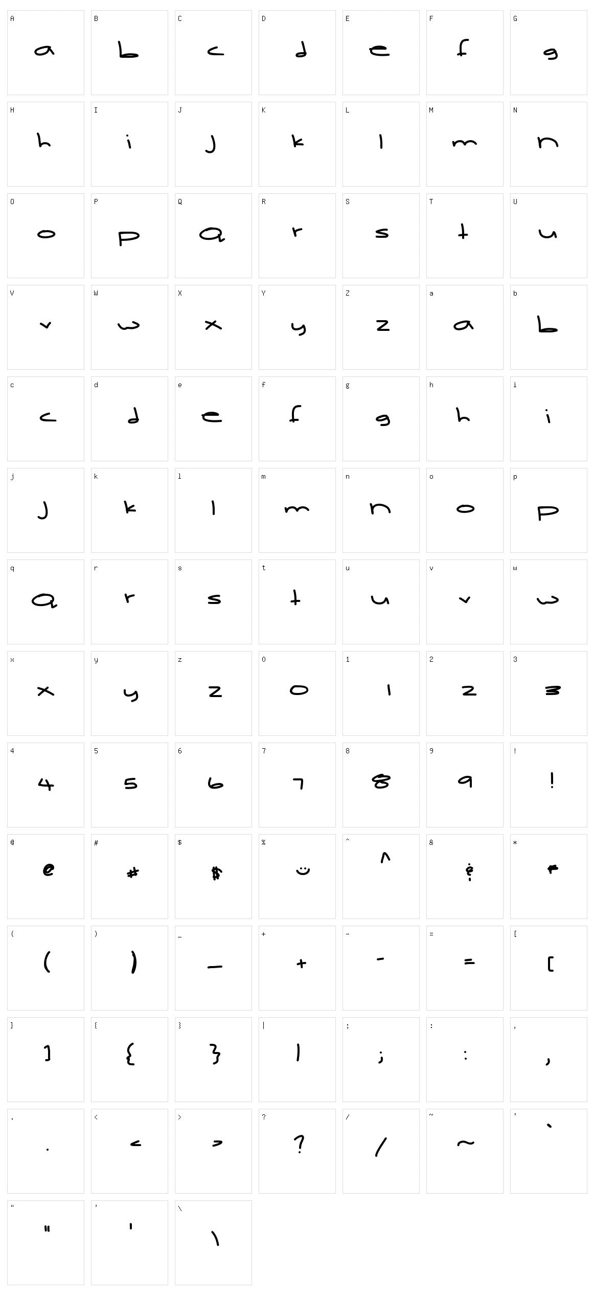 Better Than Pixel Character Set