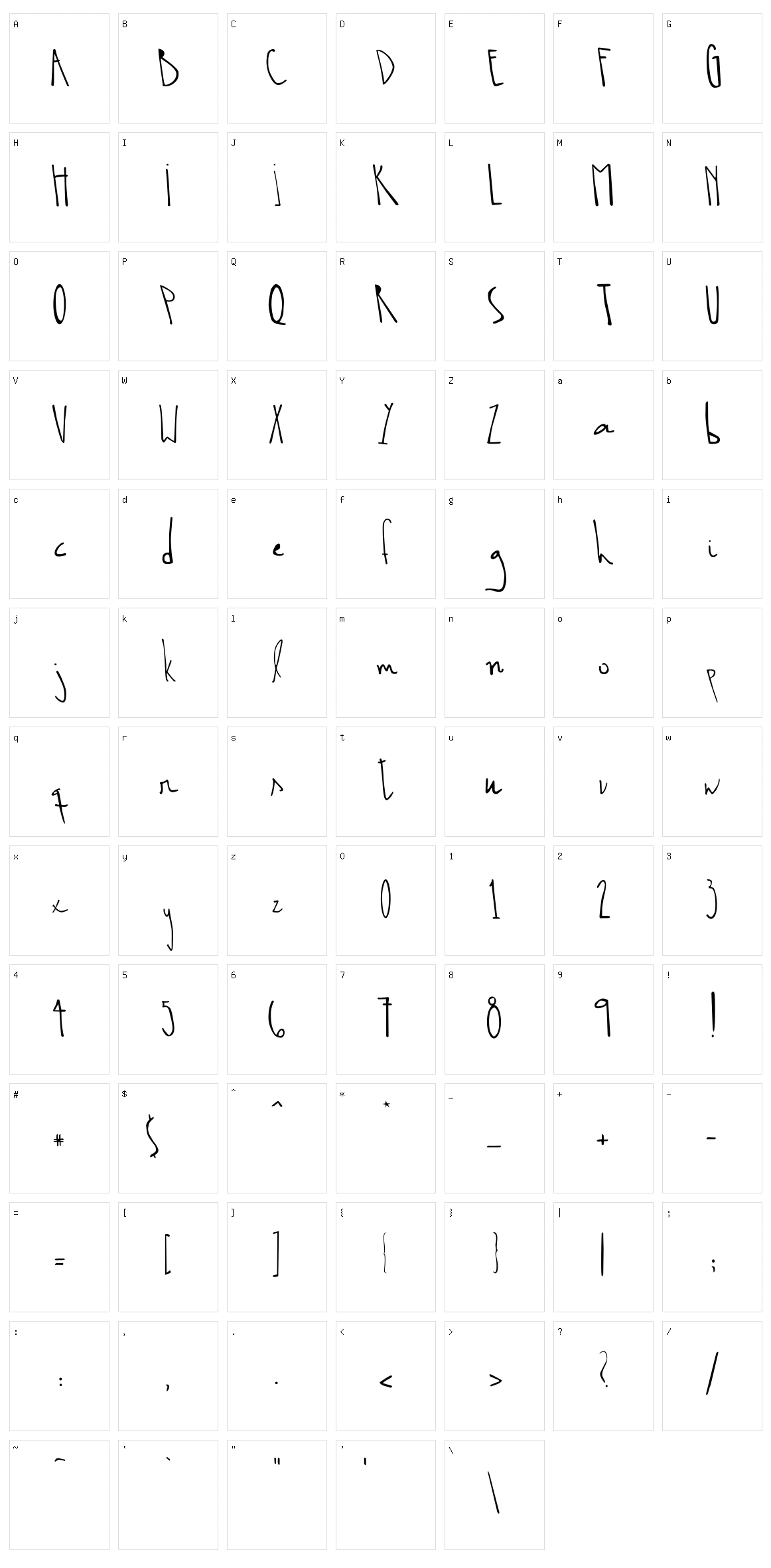 Biasans Character Set