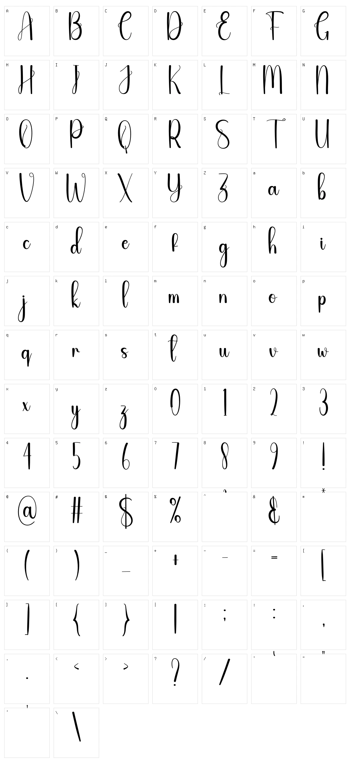 Bible Study Character Set