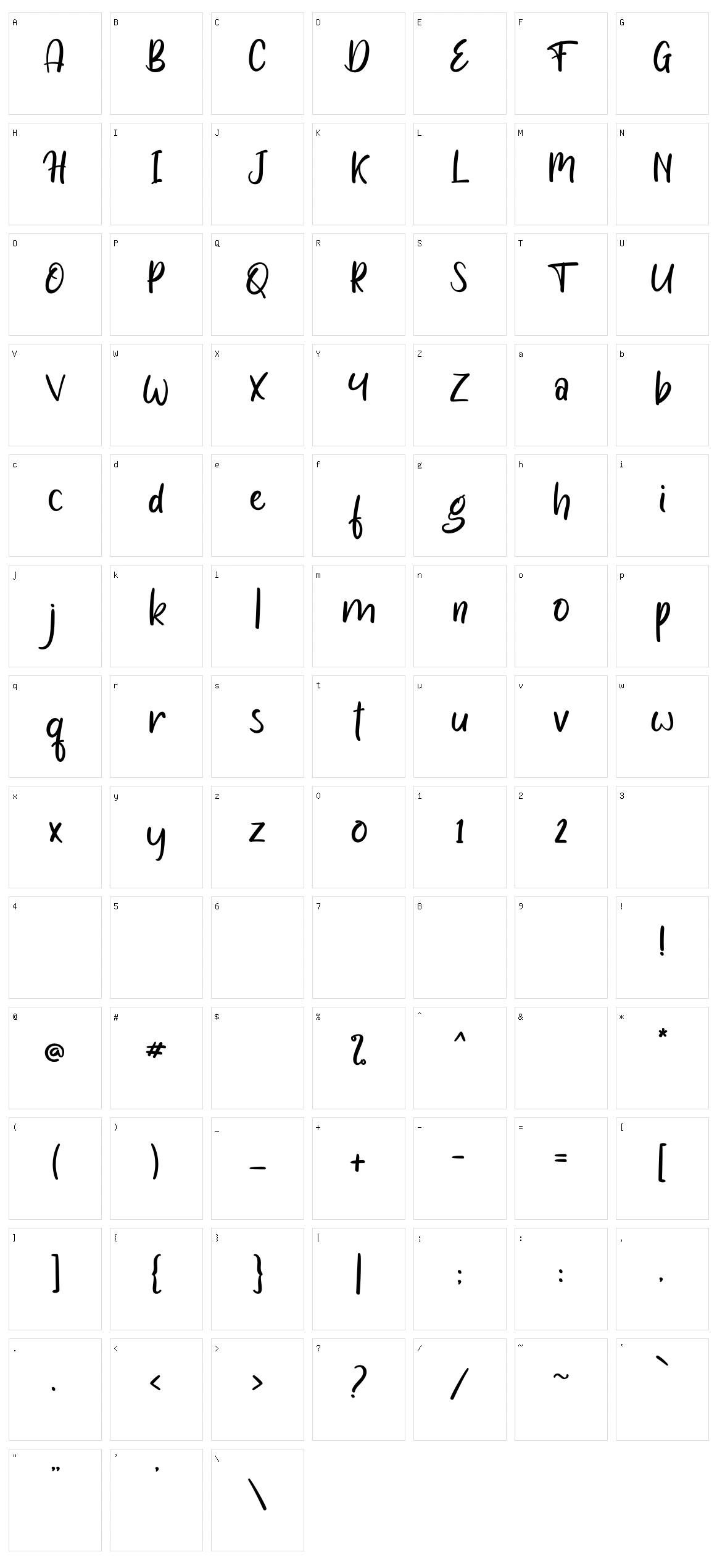 Big Bang! Character Set