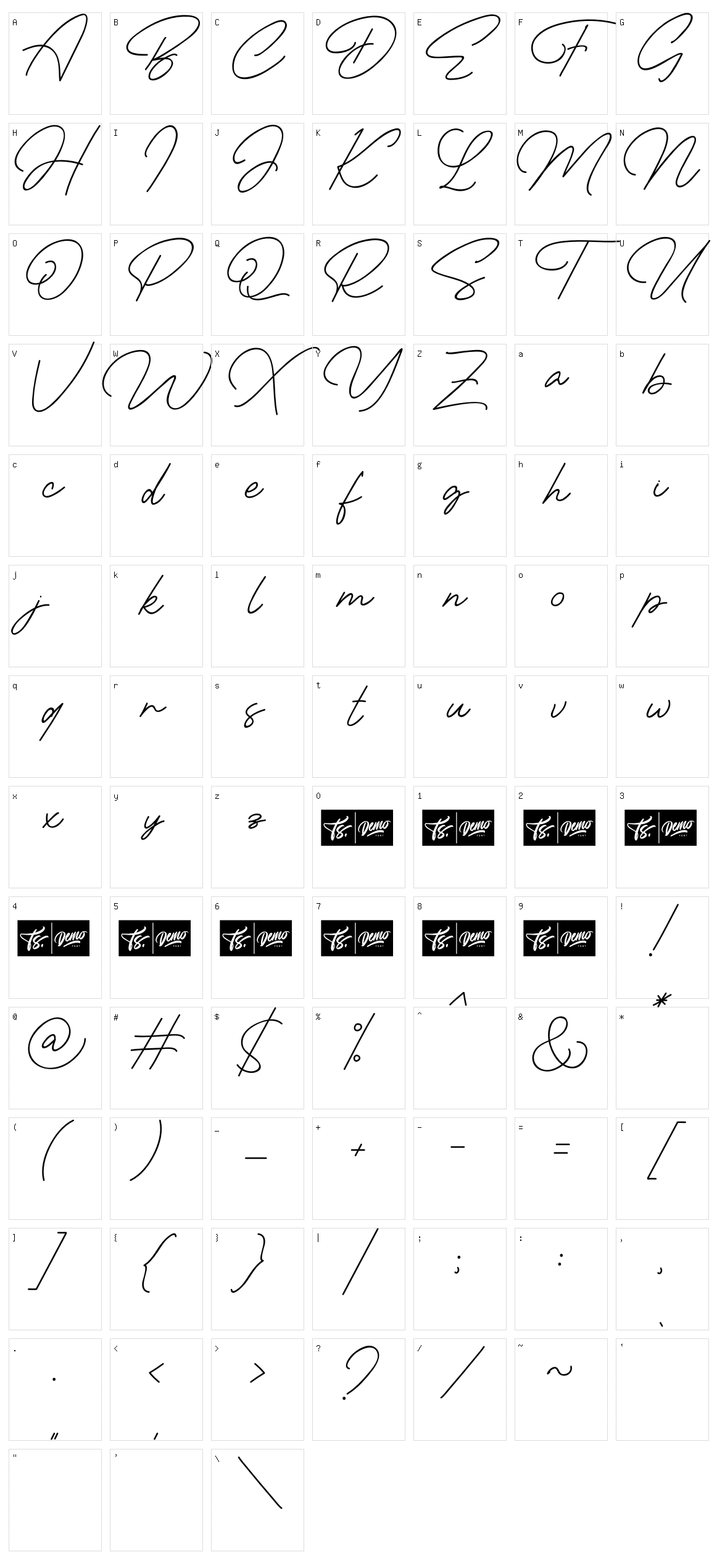 Bilanesa Character Set