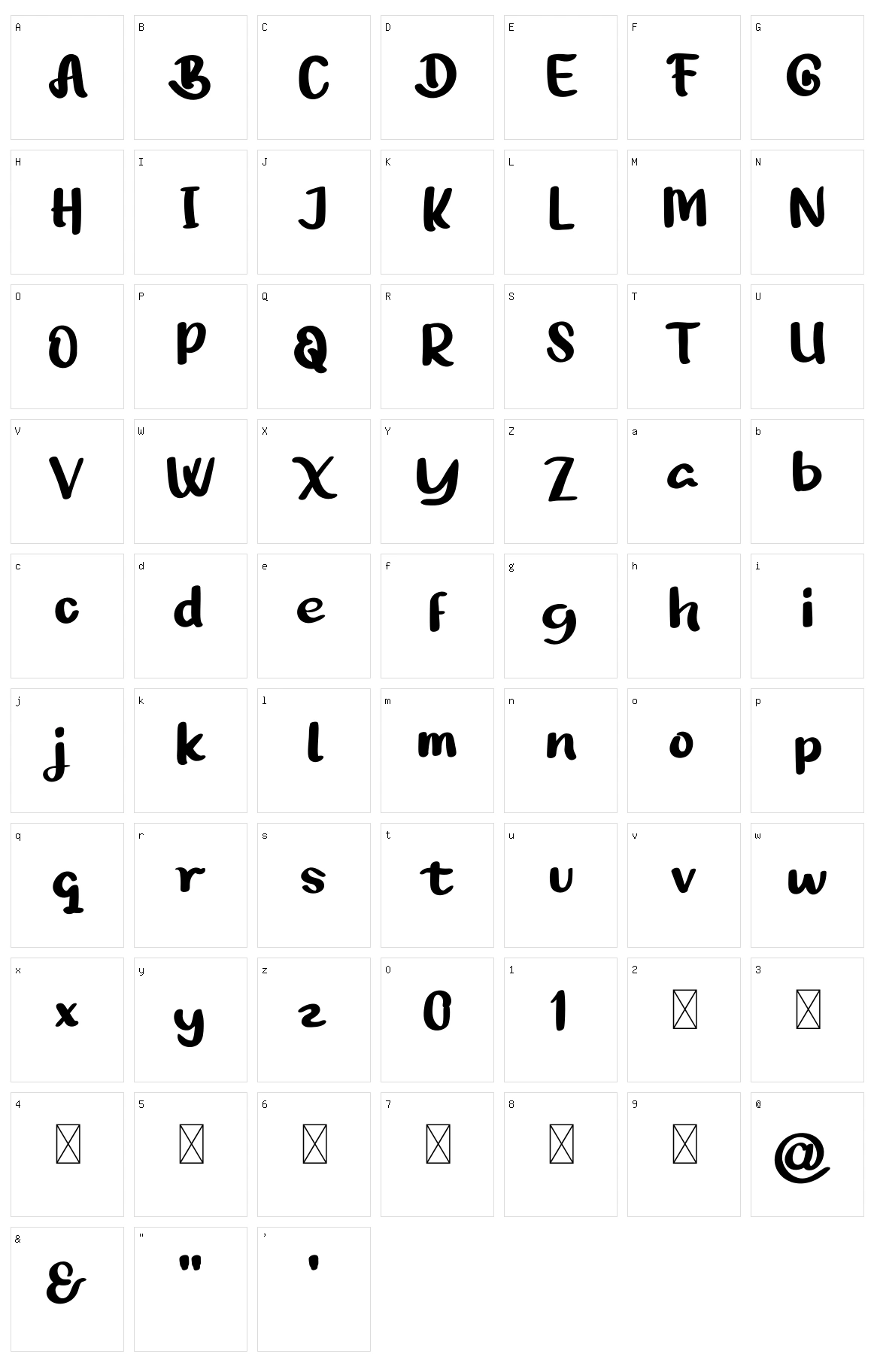 Billark Character Set