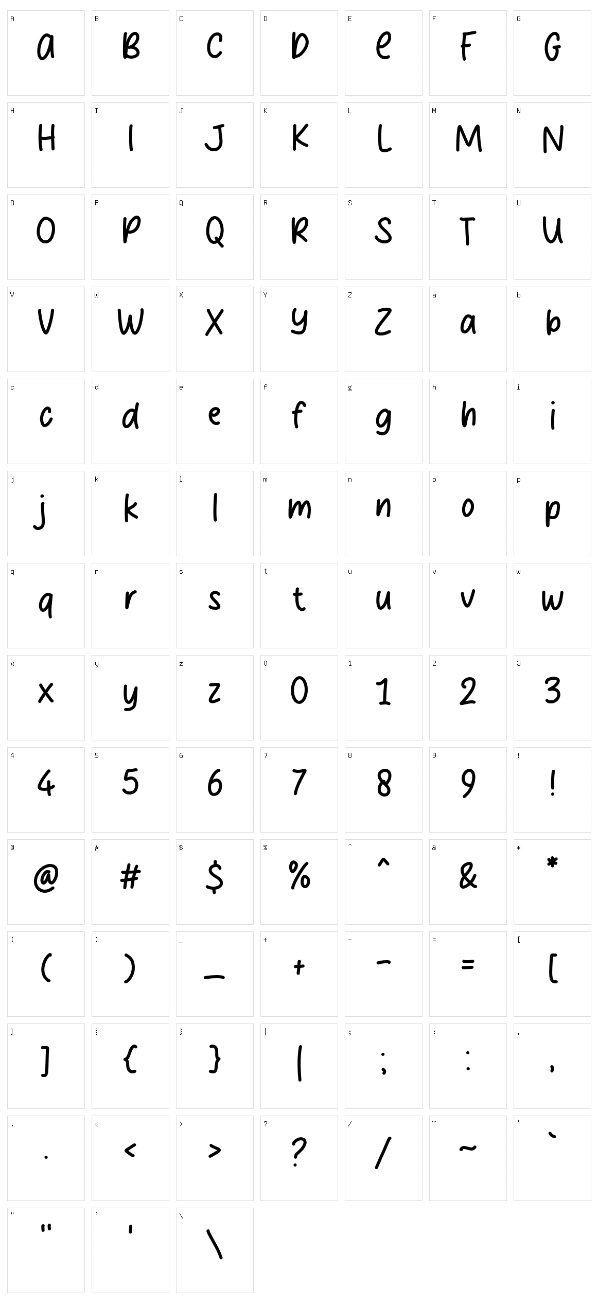 Biskuito Character Set