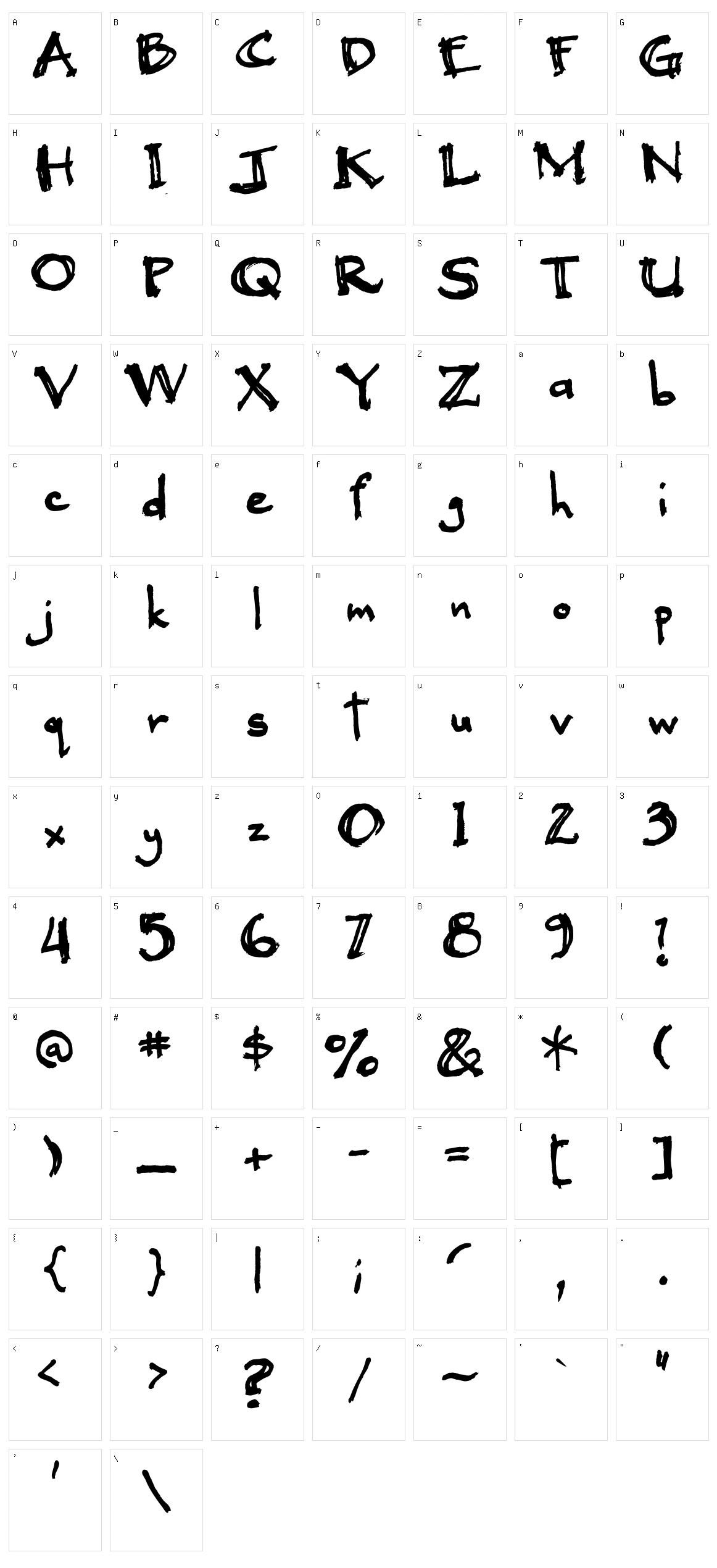 Black Beauty Character Set