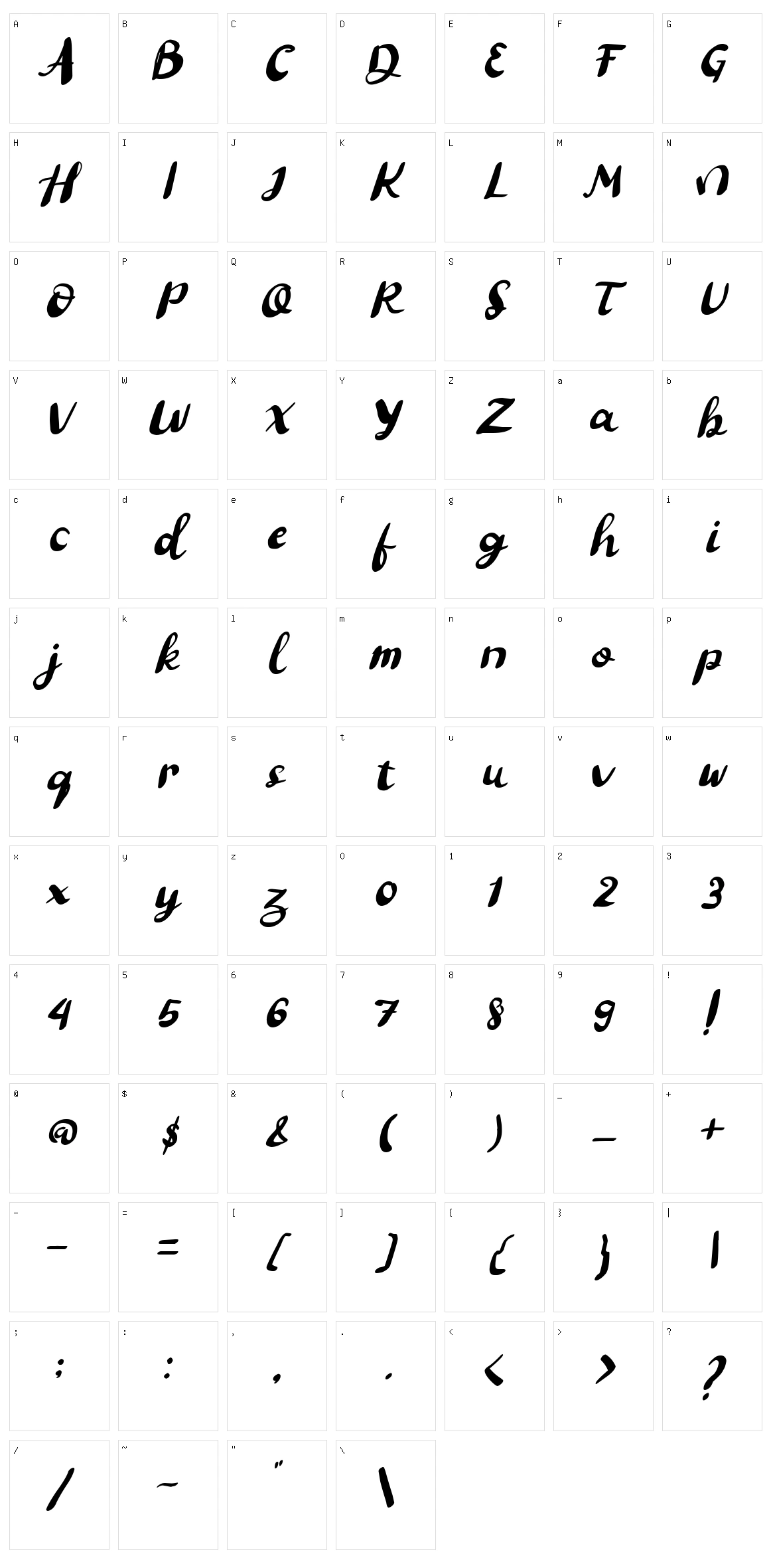 Black Lett Character Set