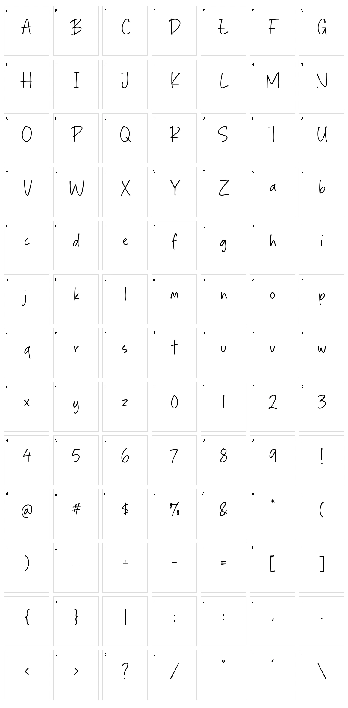 Black Mystique Character Set