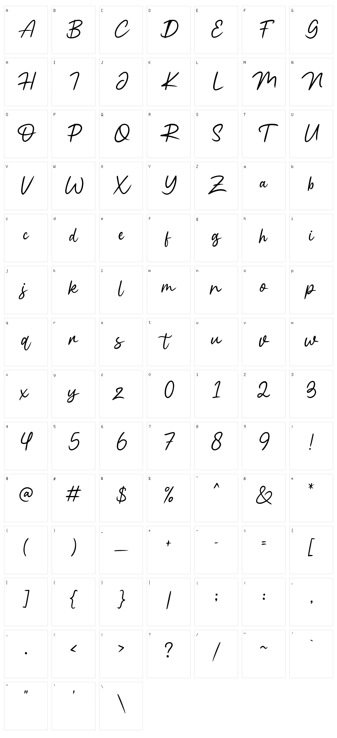 Black Rotela Character Set