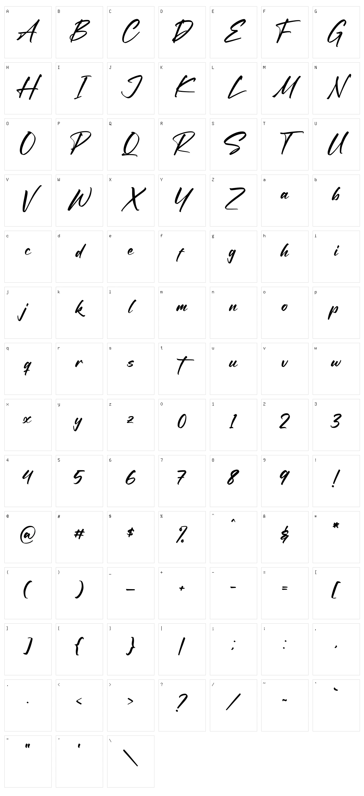 Blacklist Character Set