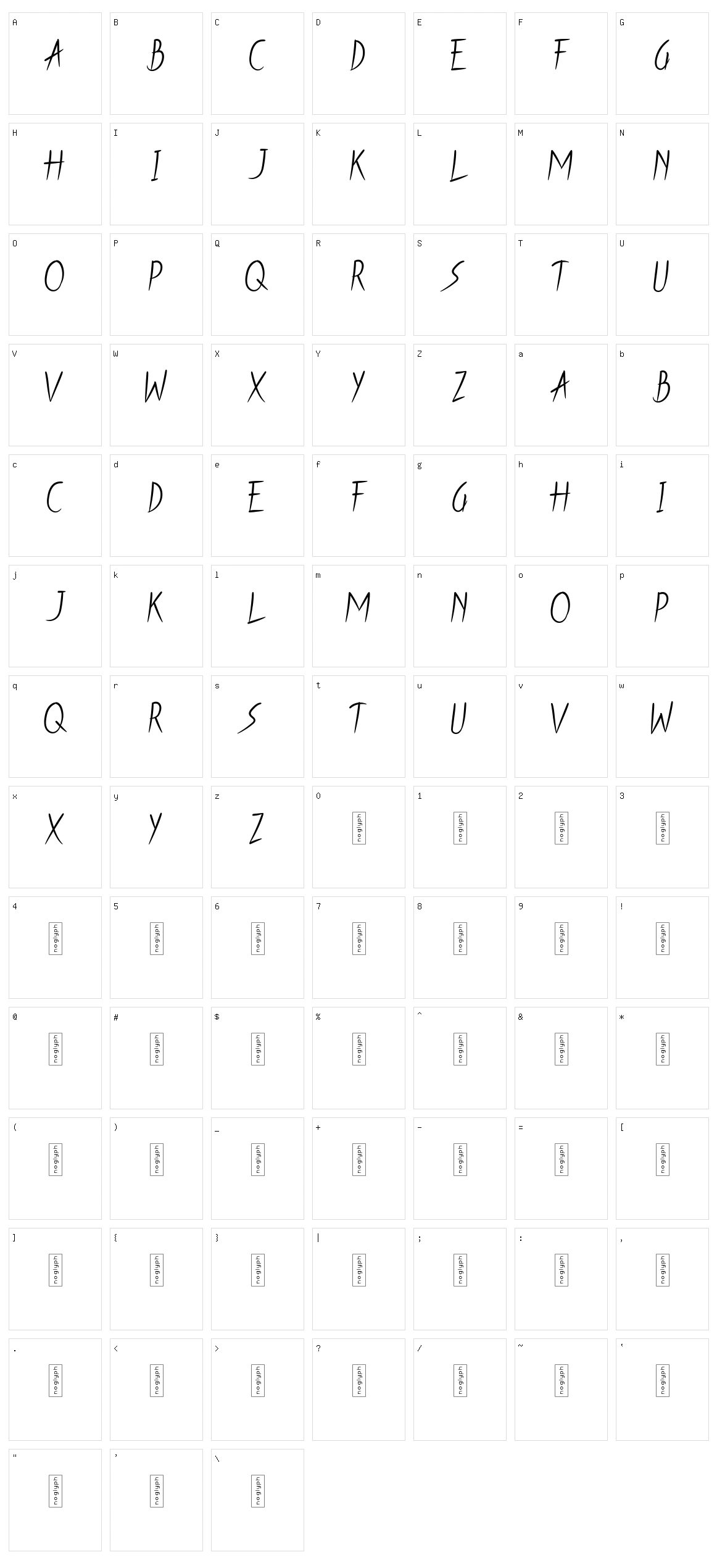 Blacx Dog Character Set