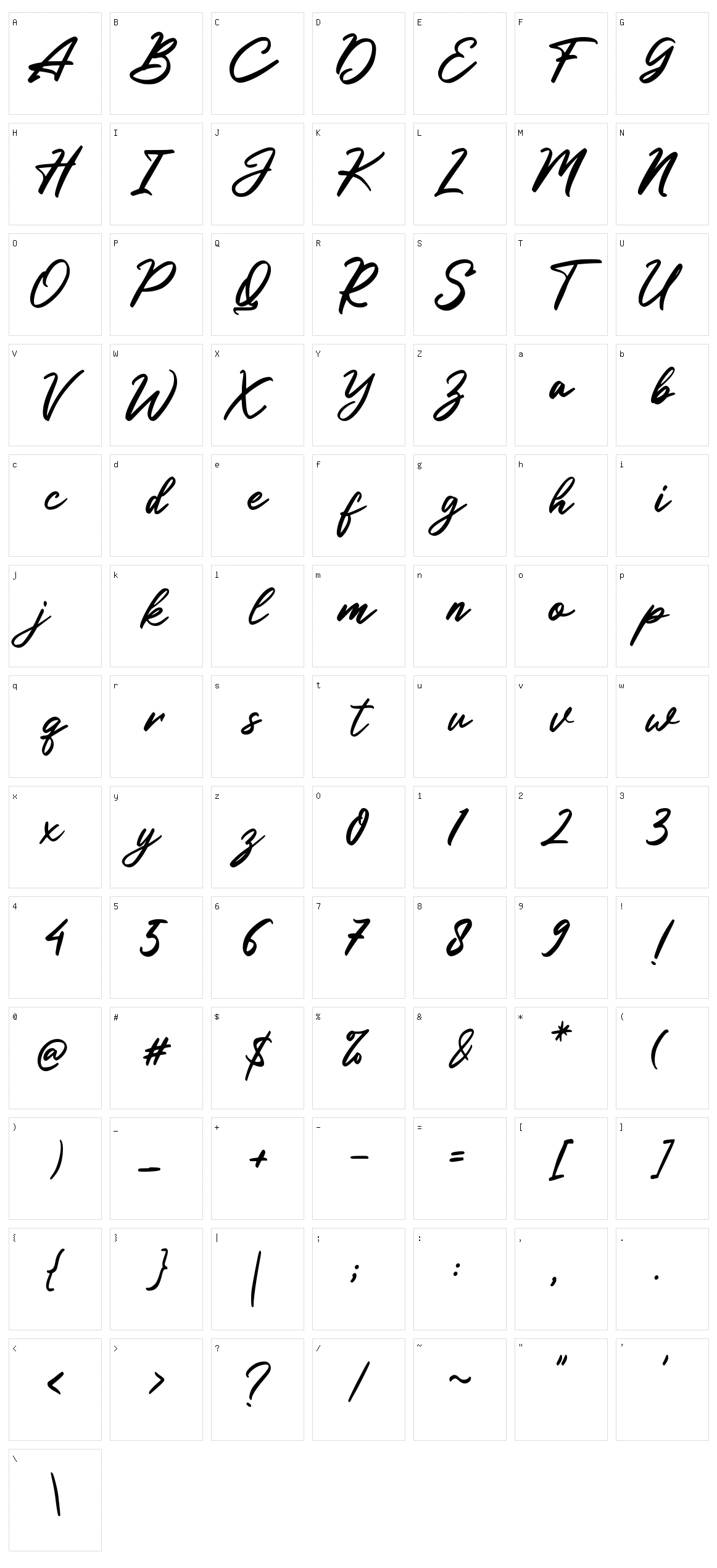 Blankjuice Character Set