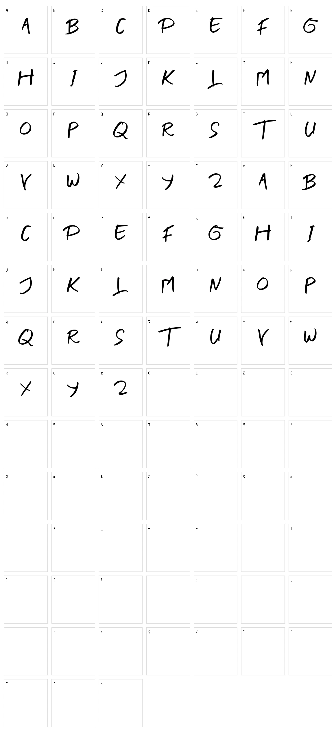 Blender Brush Character Set