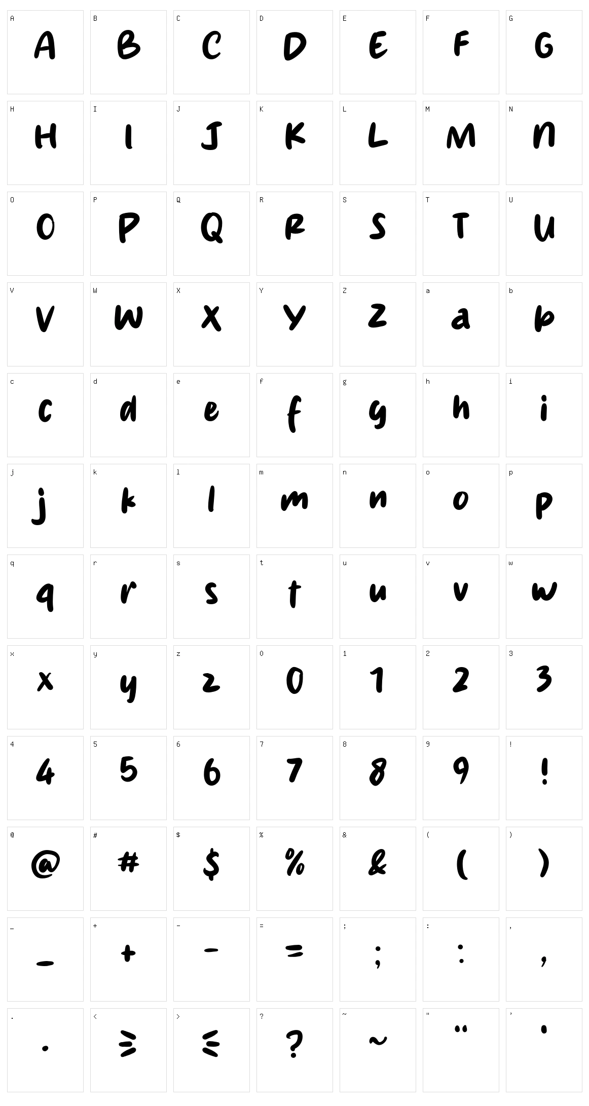 Bowling Character Set